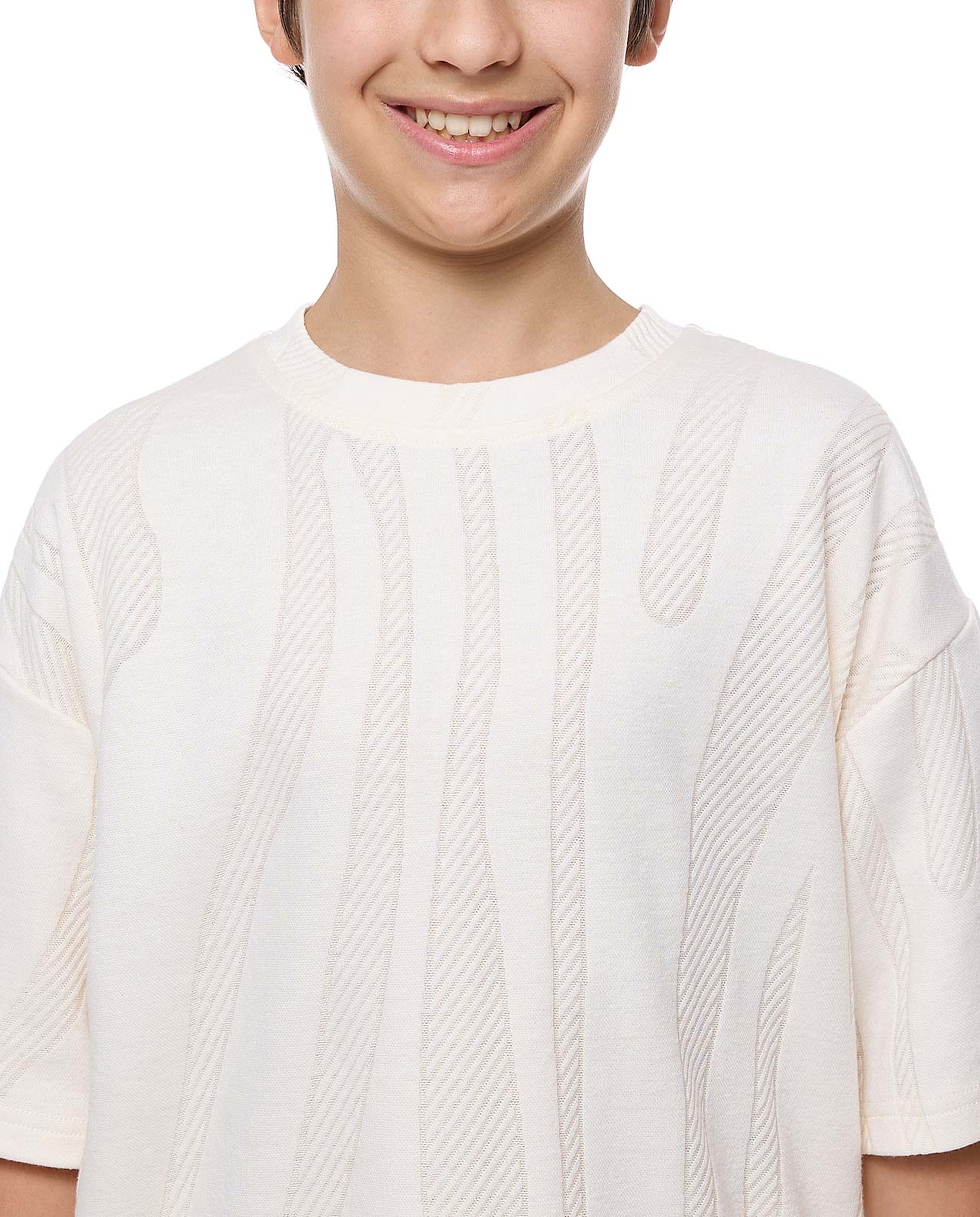 Self Design T-Shirt and Shorts Set