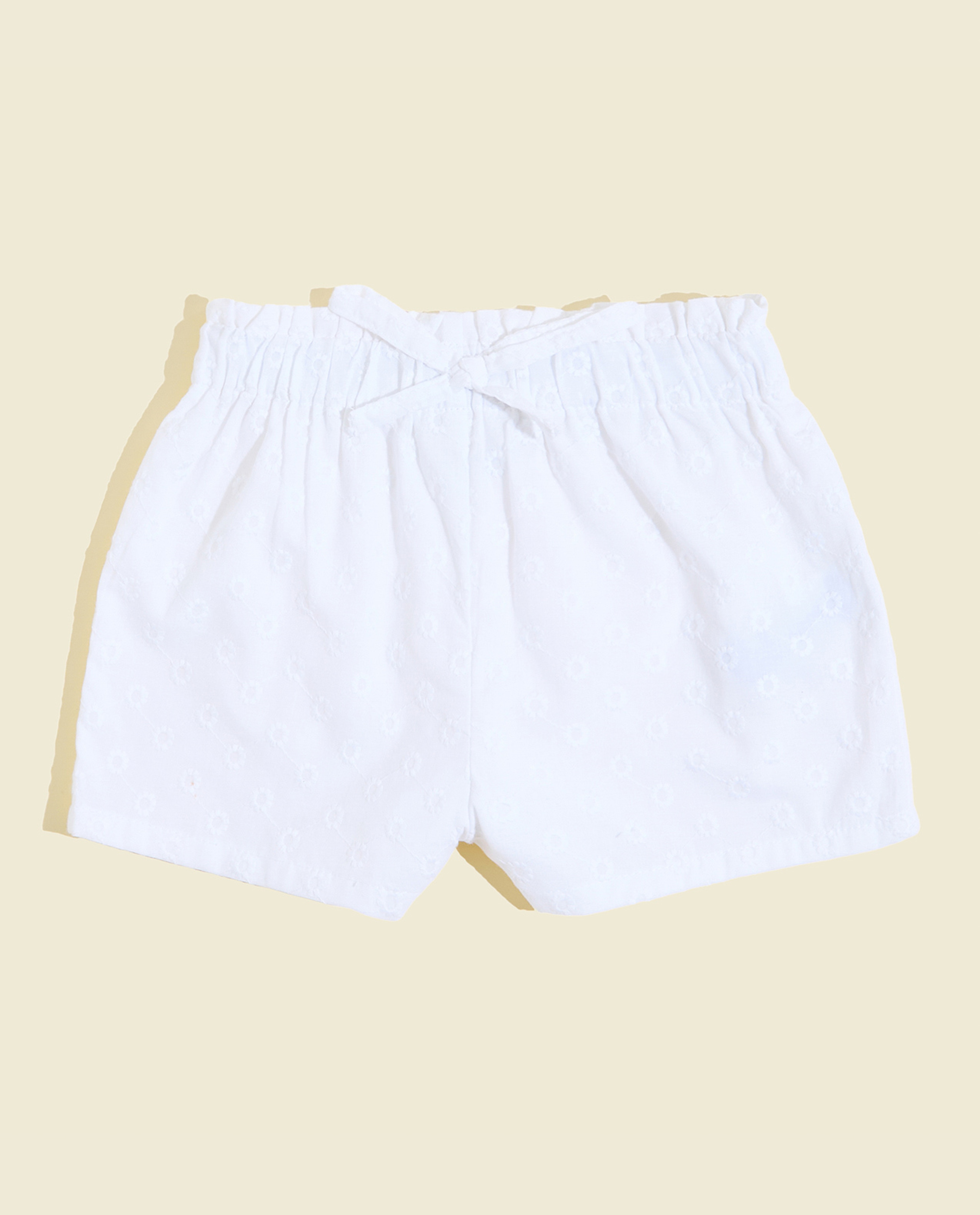 Embroidered Top and Shorts Set