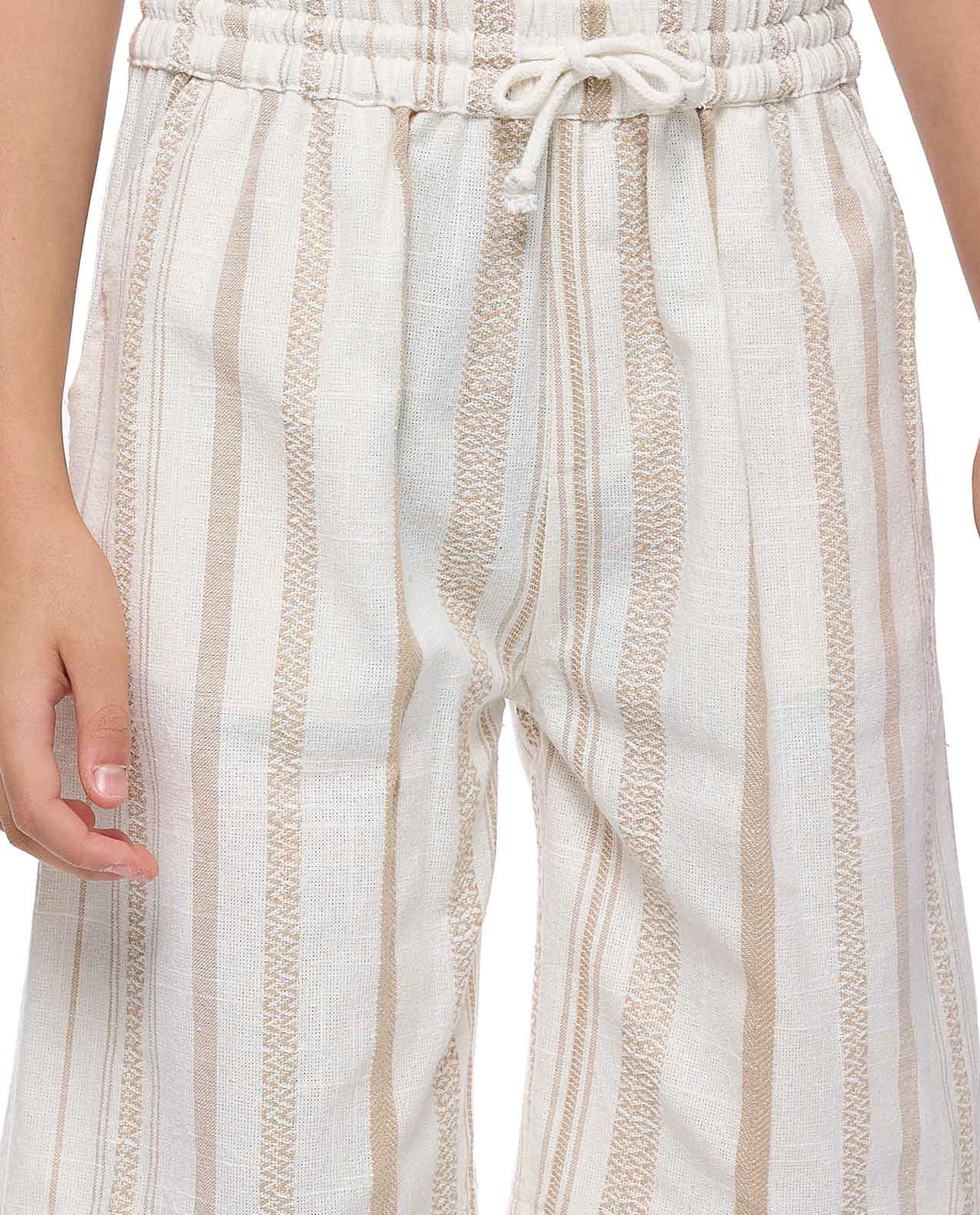 Striped Shirt and Shorts Set