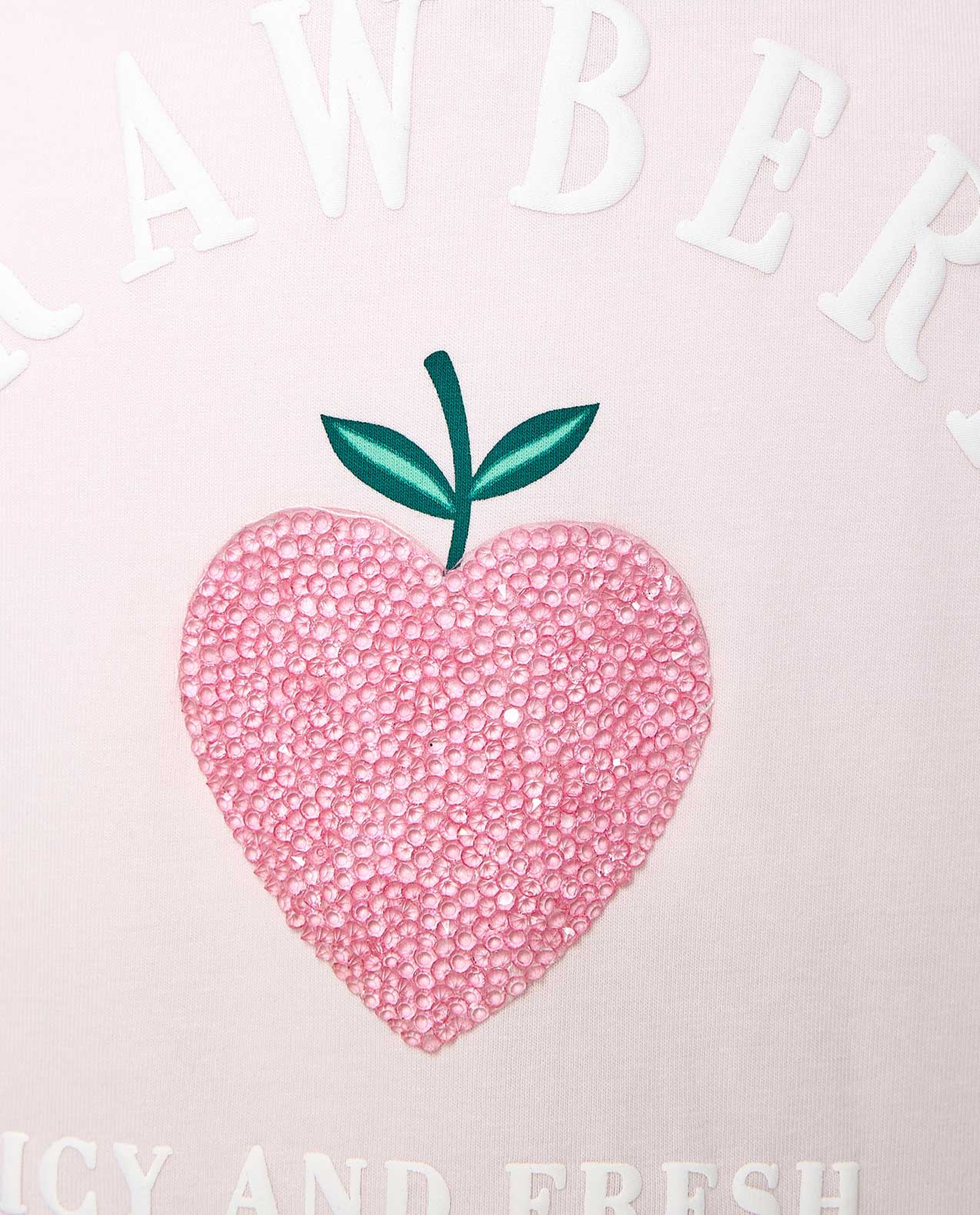 Printed T-Shirt with Crew Neck and Short Sleeves