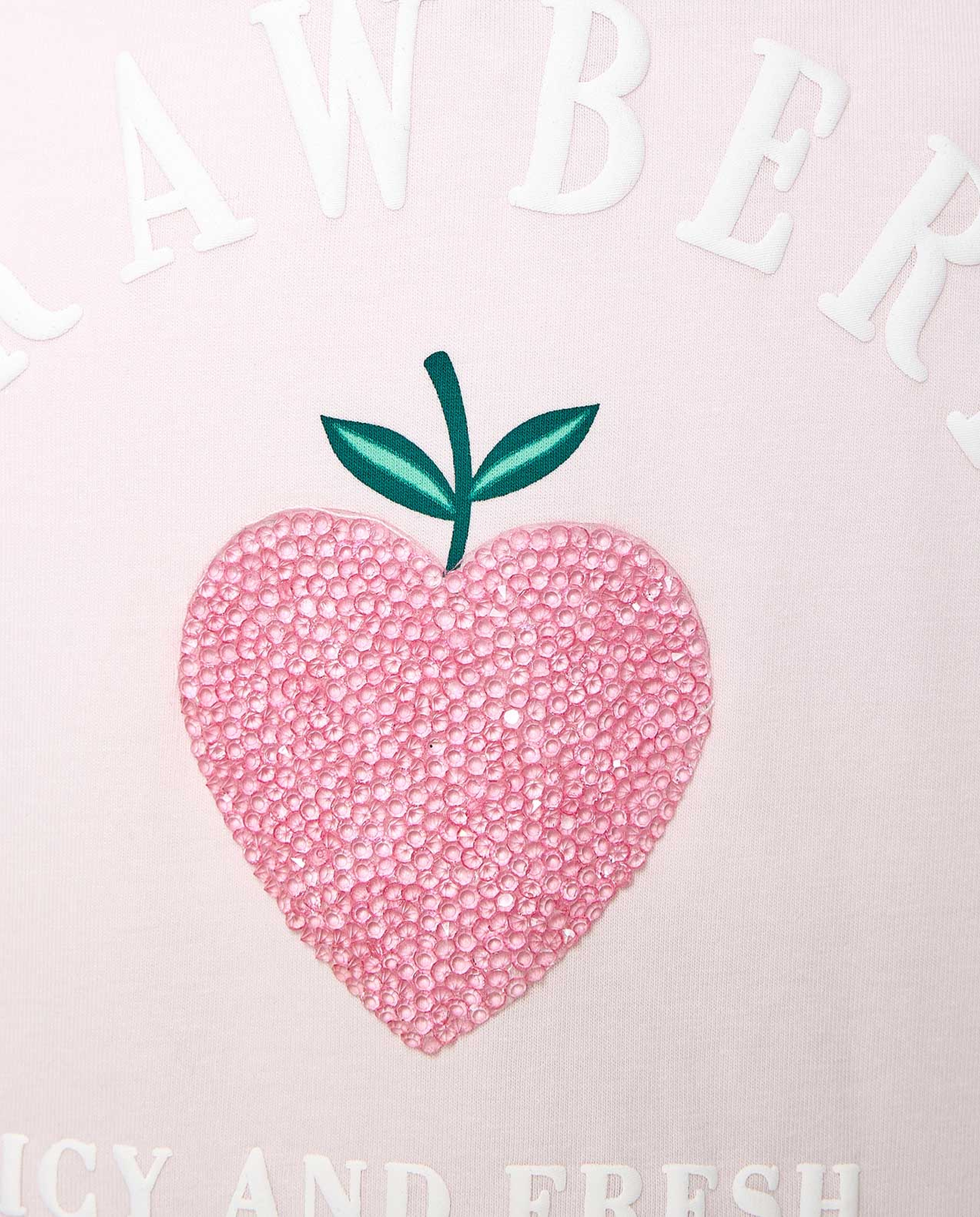 Printed T-Shirt with Crew Neck and Short Sleeves