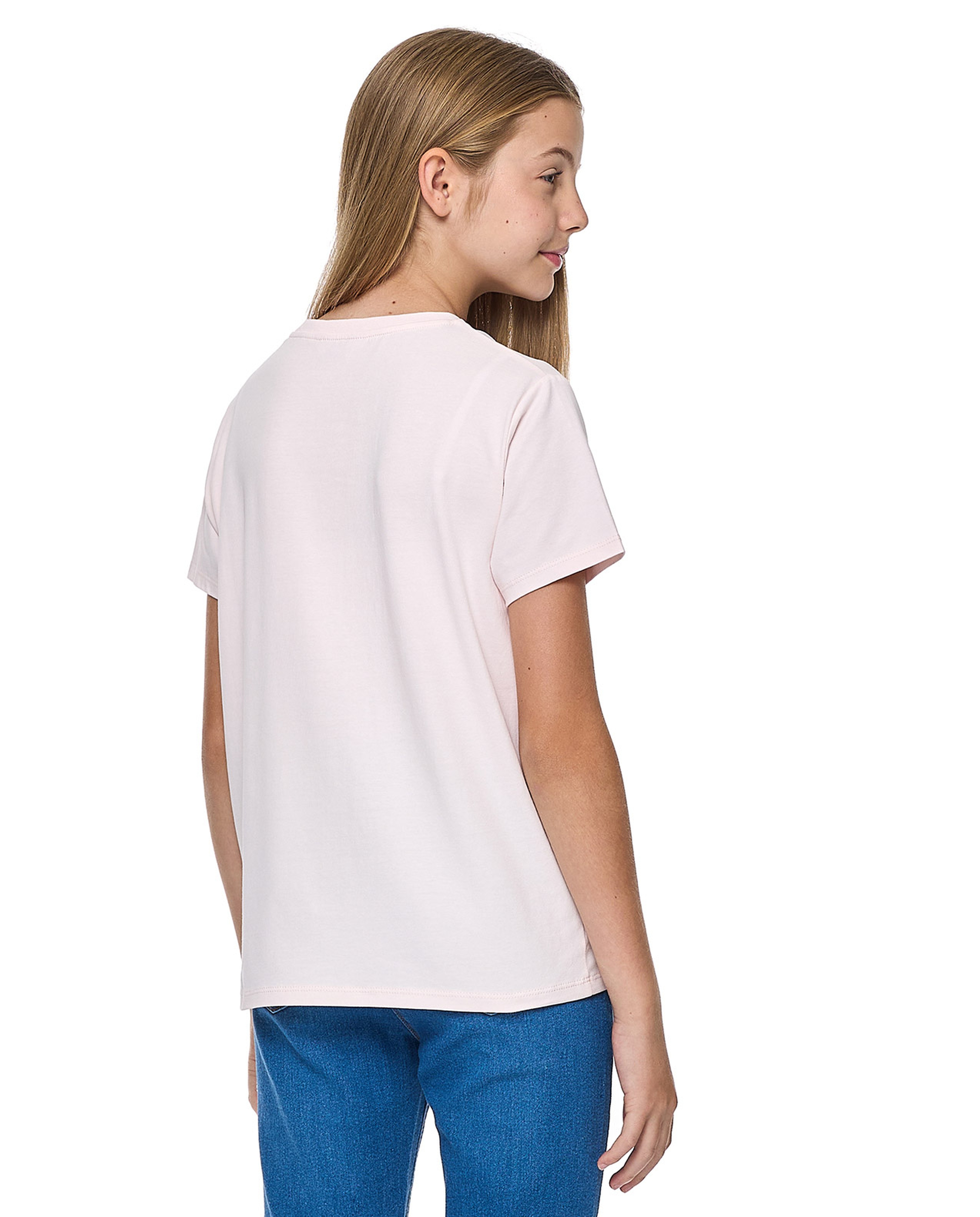 Printed T-Shirt with Crew Neck and Short Sleeves