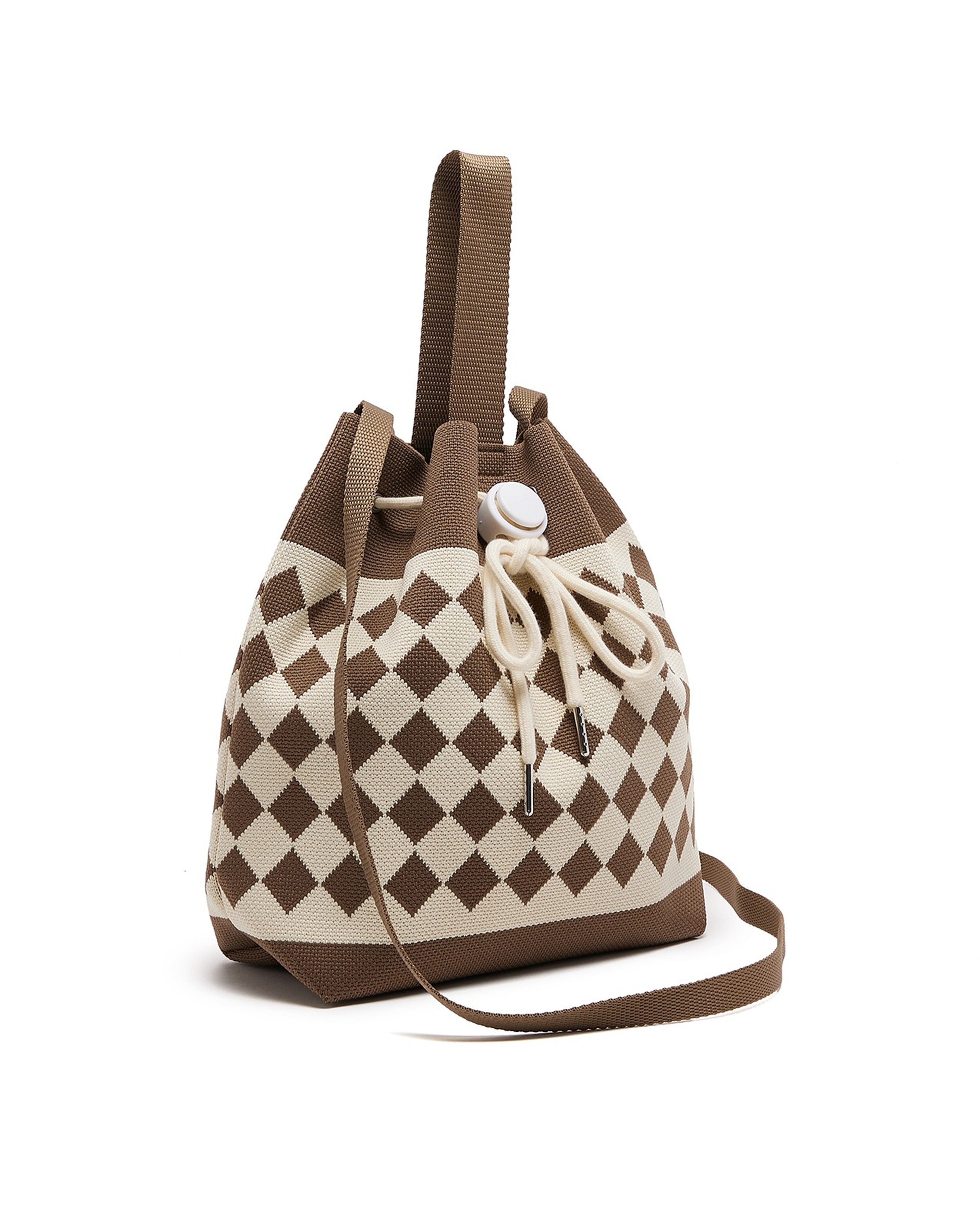 Patterned Drawstring Bag