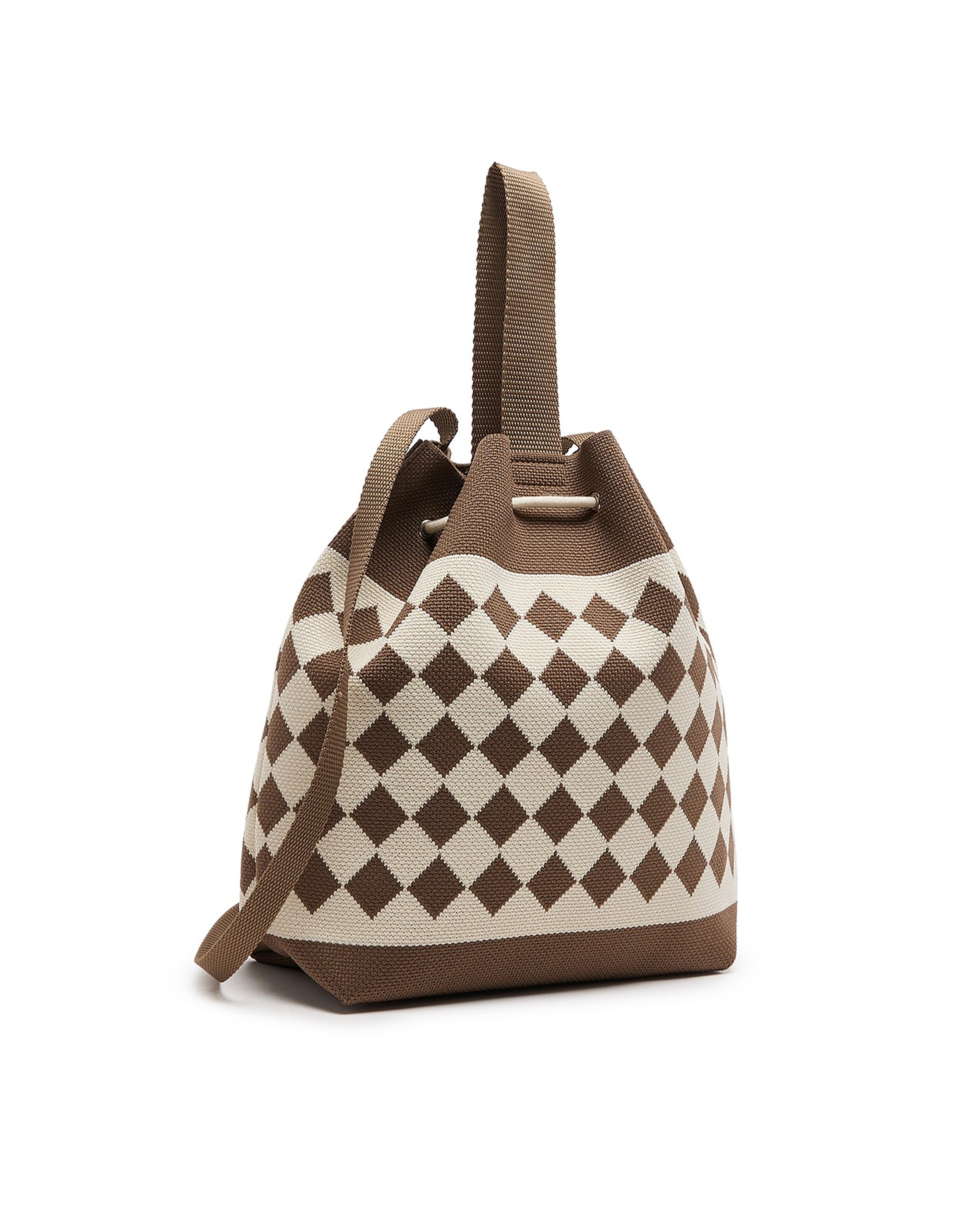 Patterned Drawstring Bag