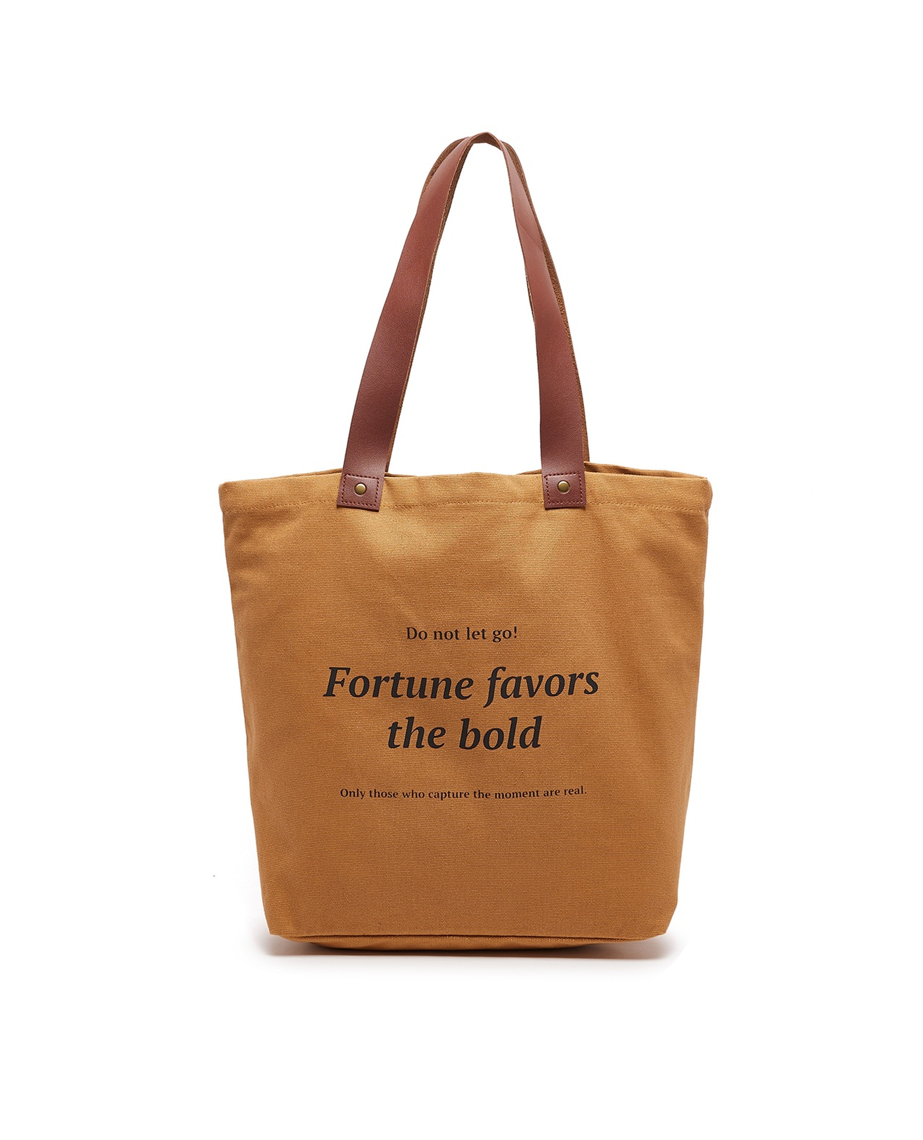 Printed Canvas Shoulder Bag