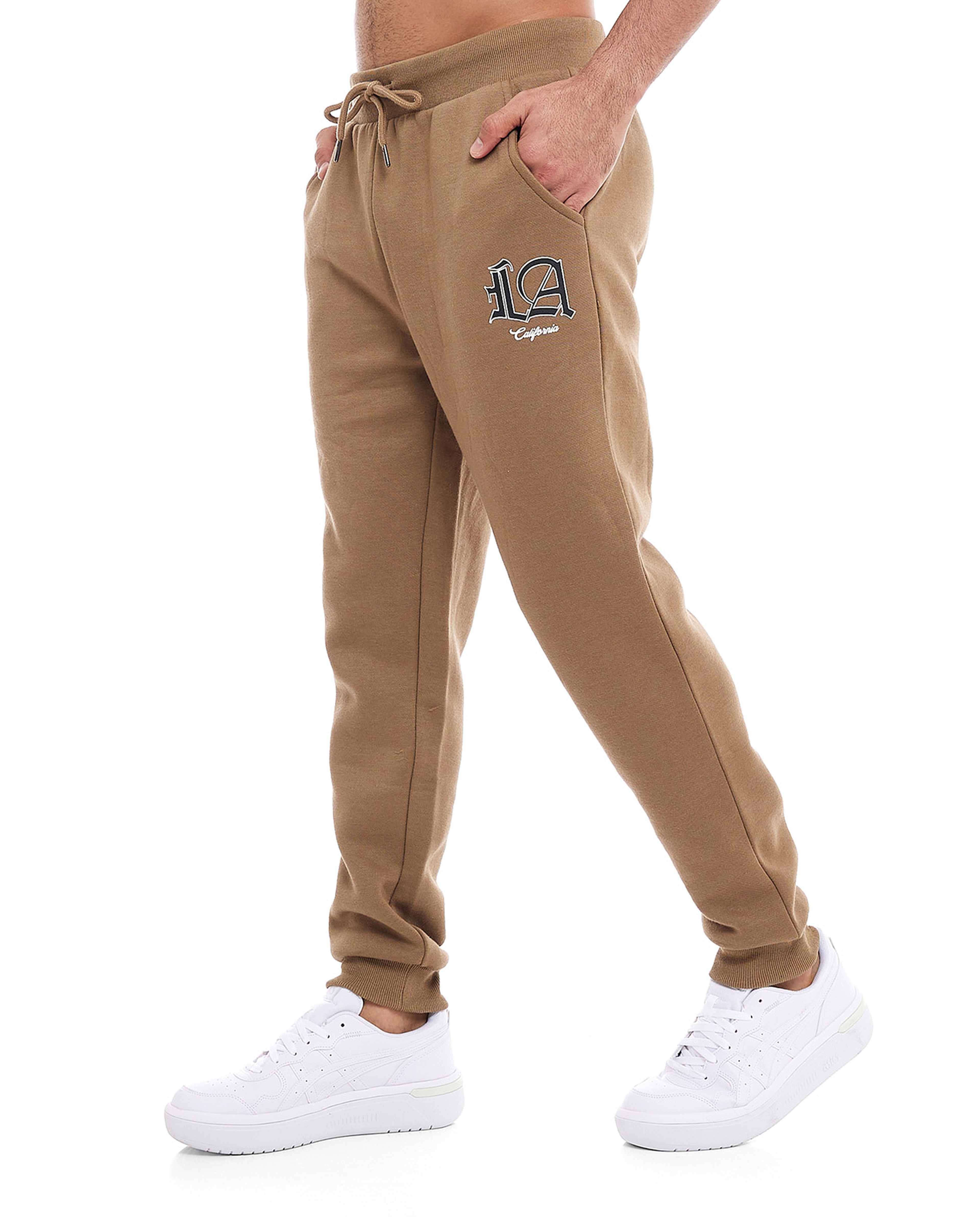 Printed Hoodie with Crew Neck and Long Sleeves