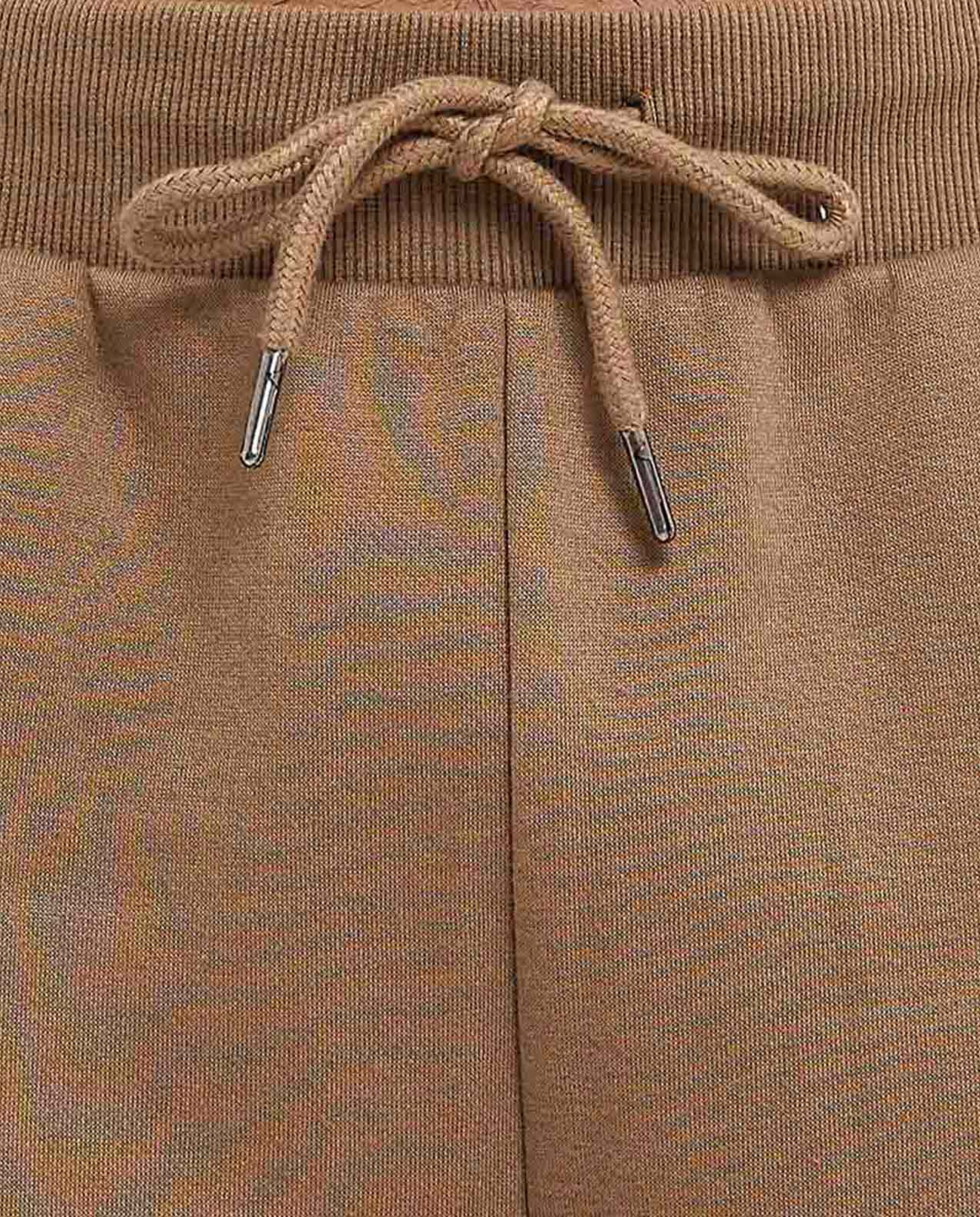 Printed Hoodie with Crew Neck and Long Sleeves