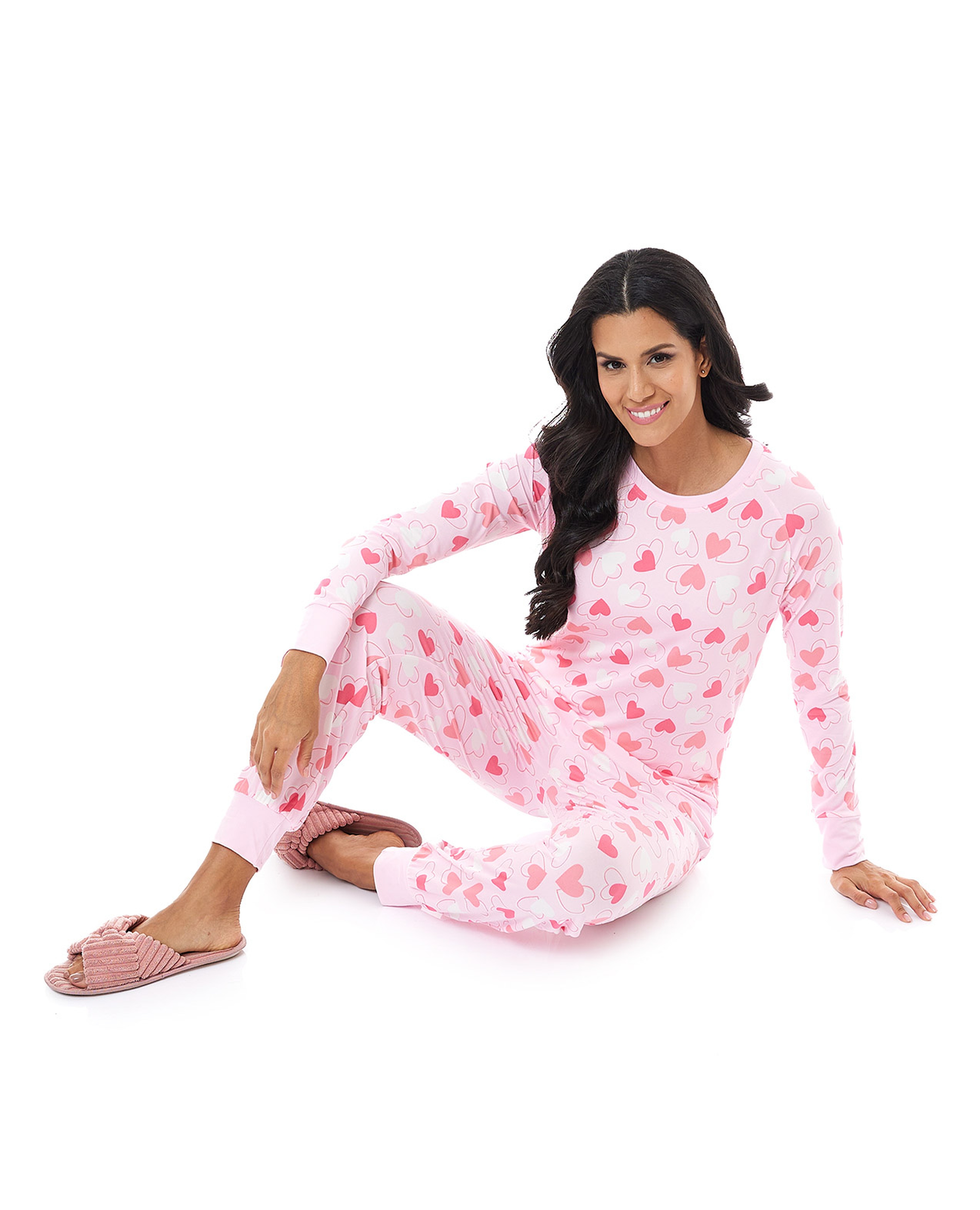 Heart Print Pyjama Set