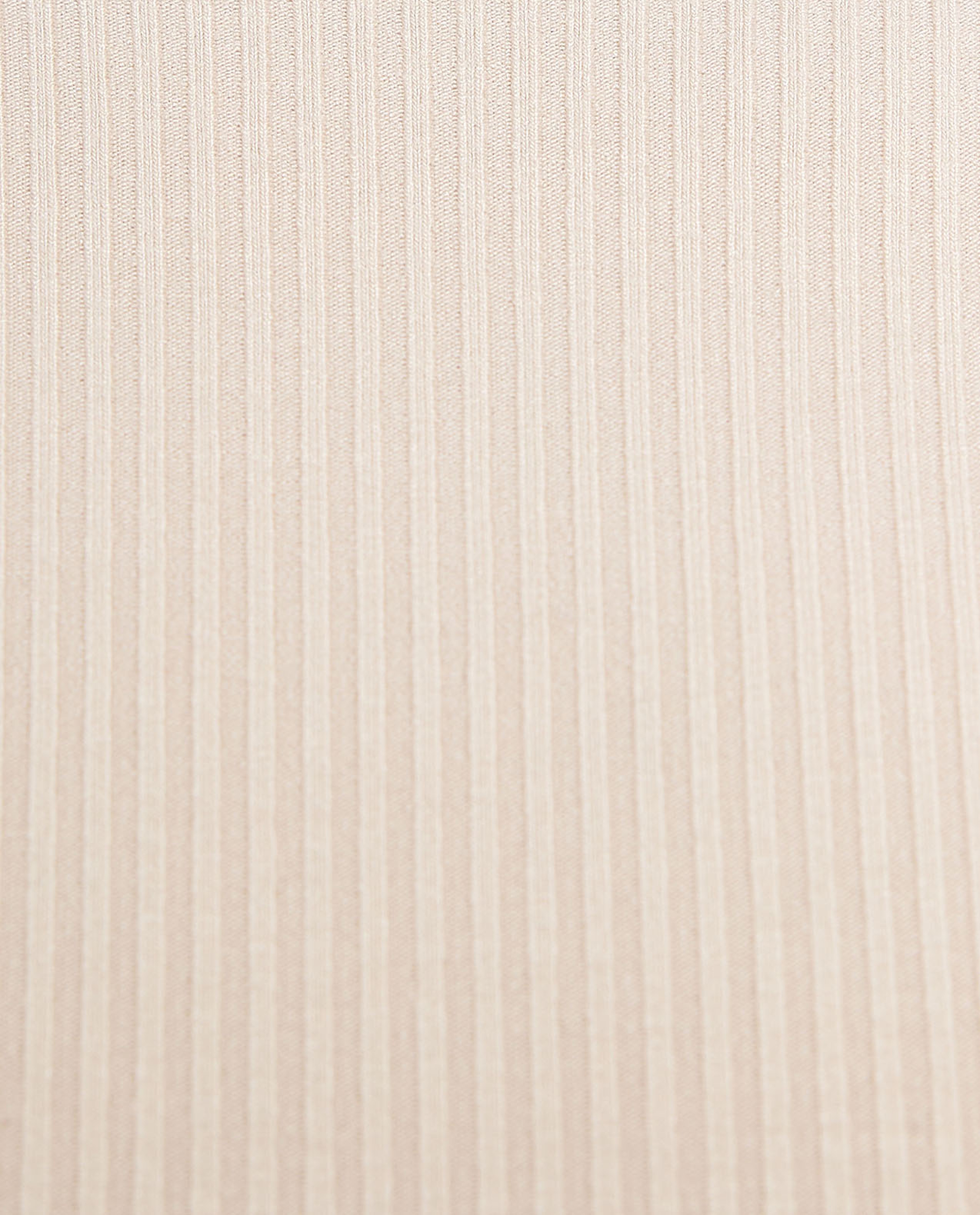 Ribbed Top with Crew Neck and Short Sleeves