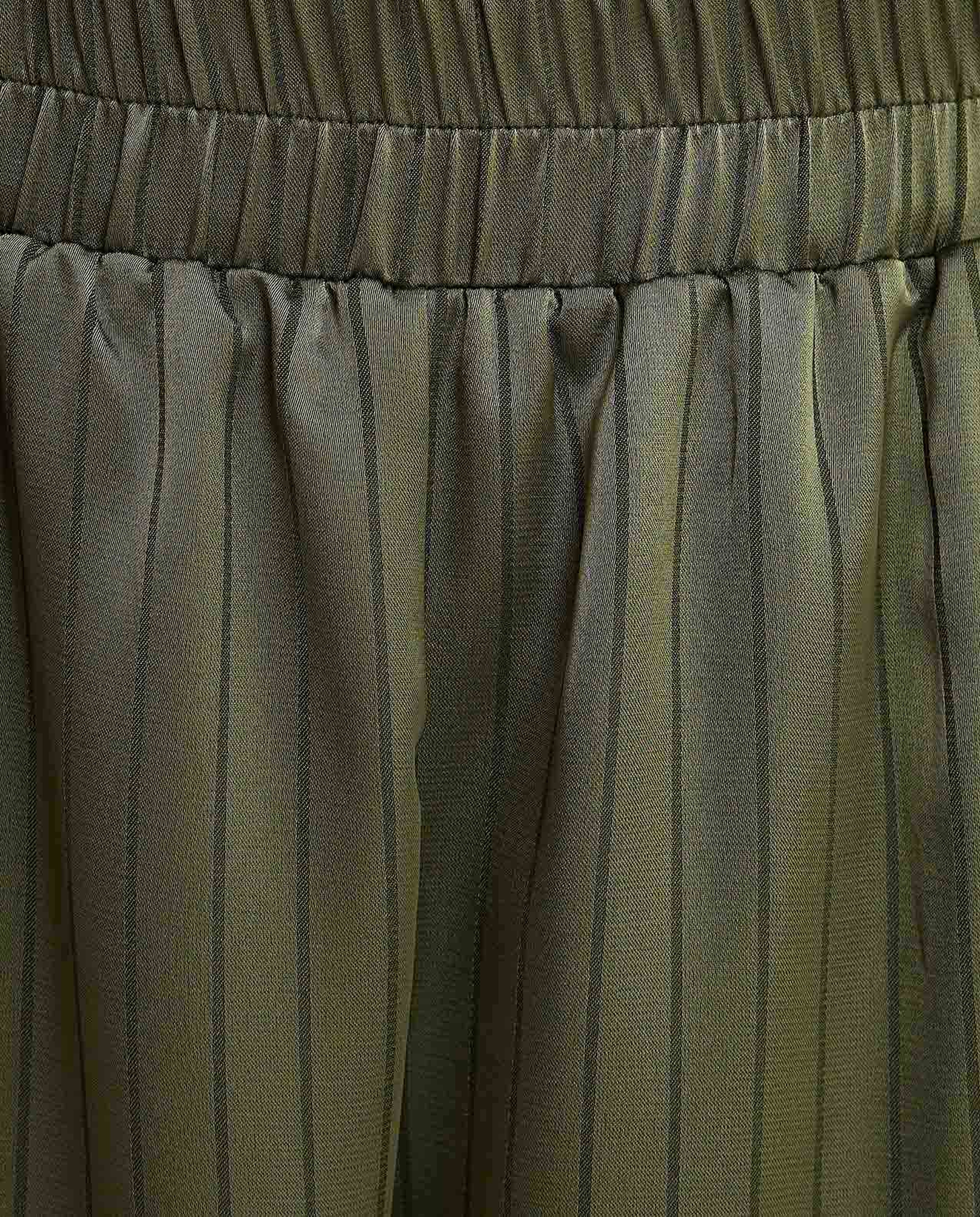 Striped Palazzo Pants with Elastic Waist