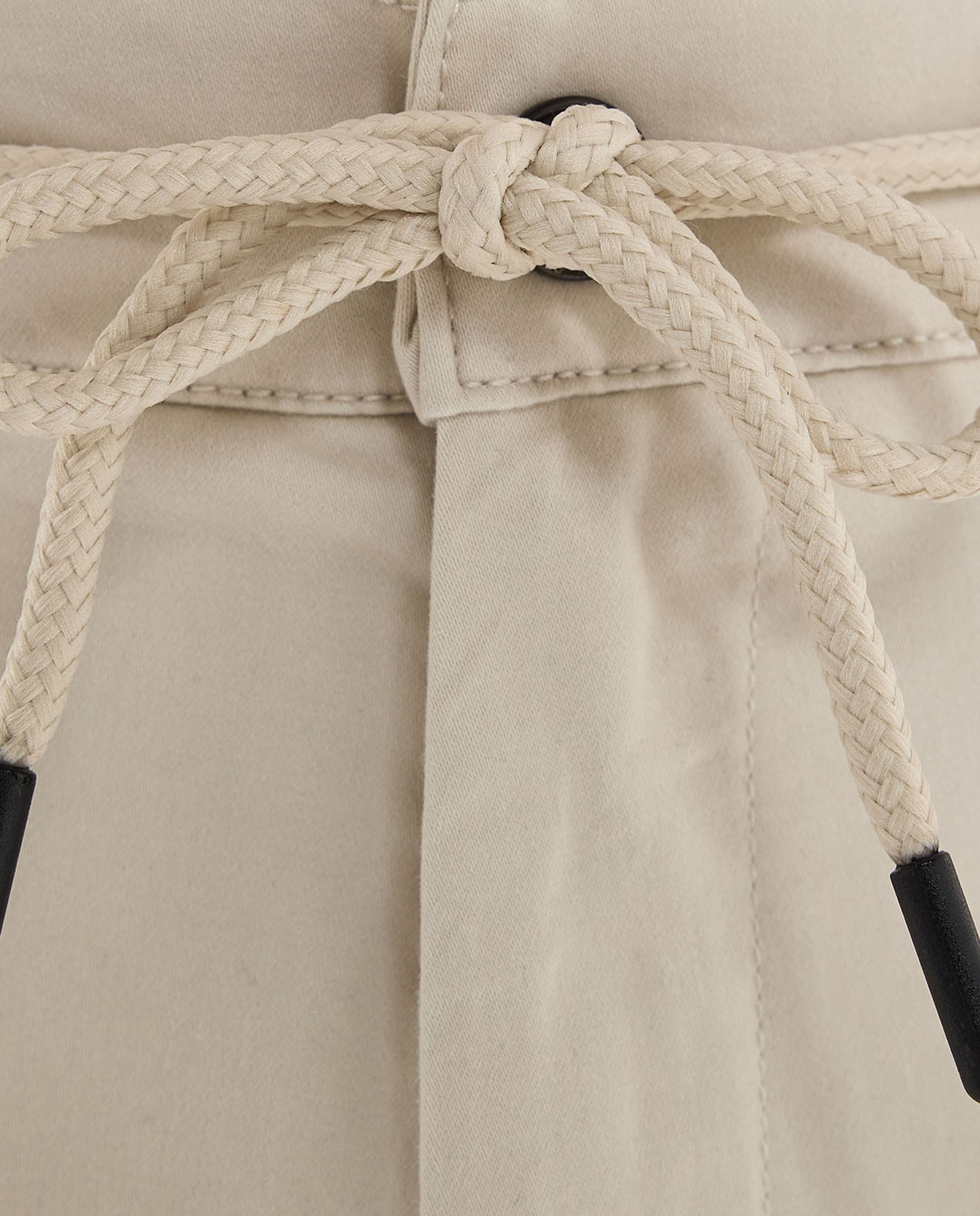 Solid Jogger Pants with Drawstring Waist