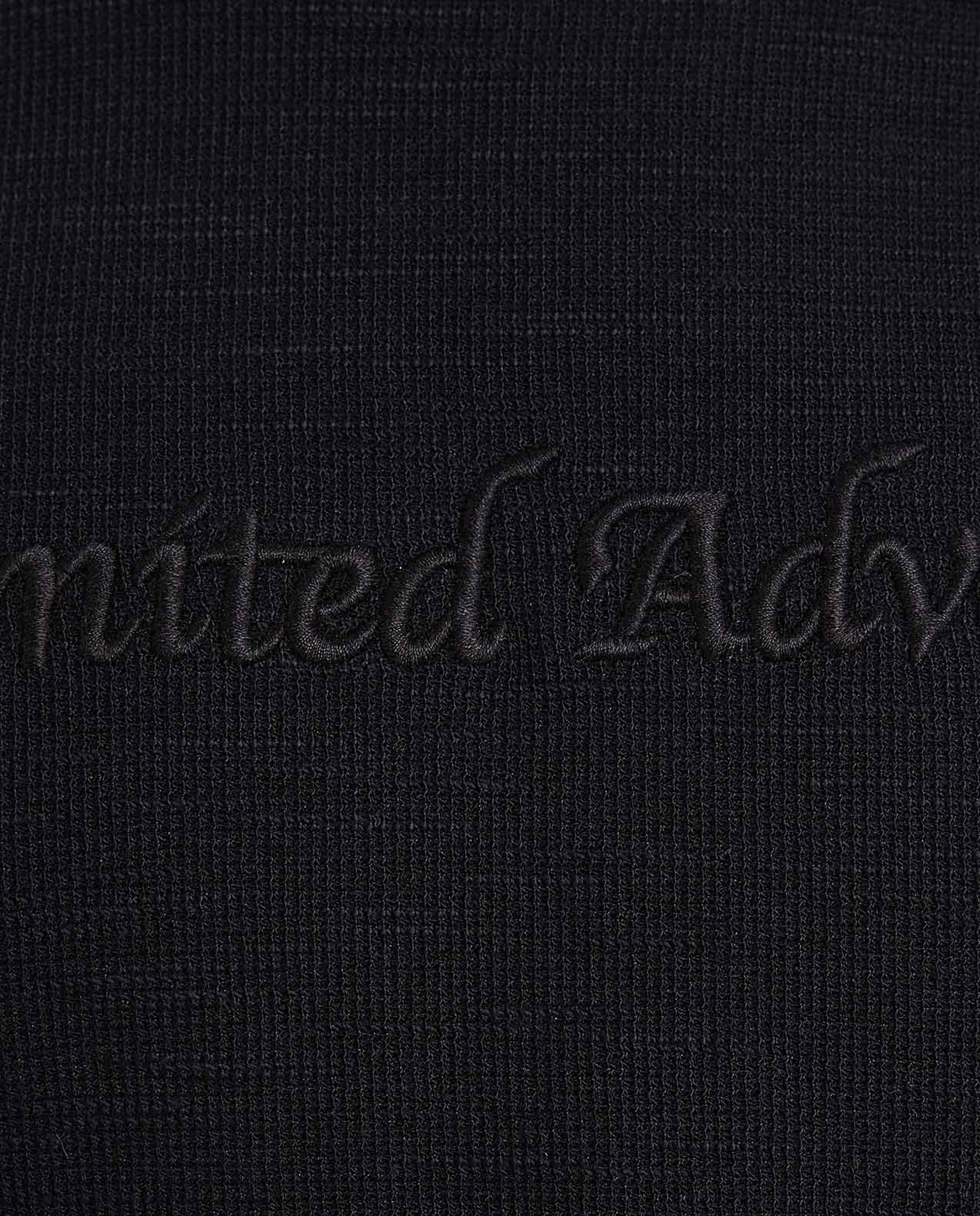 Embroidered T-Shirt with Crew Neck and Short Sleeves