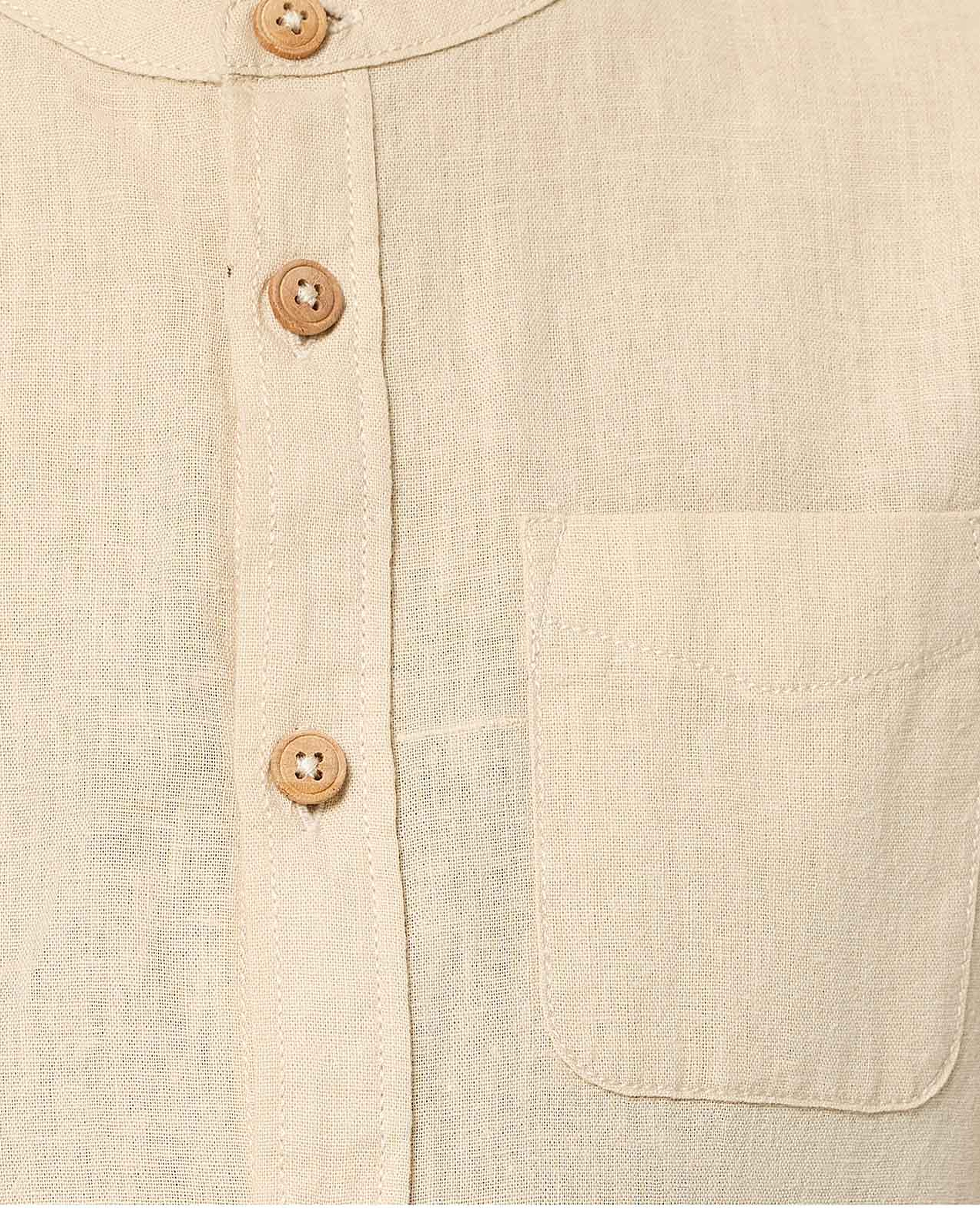 Textured Shorts with Drawstring Waist