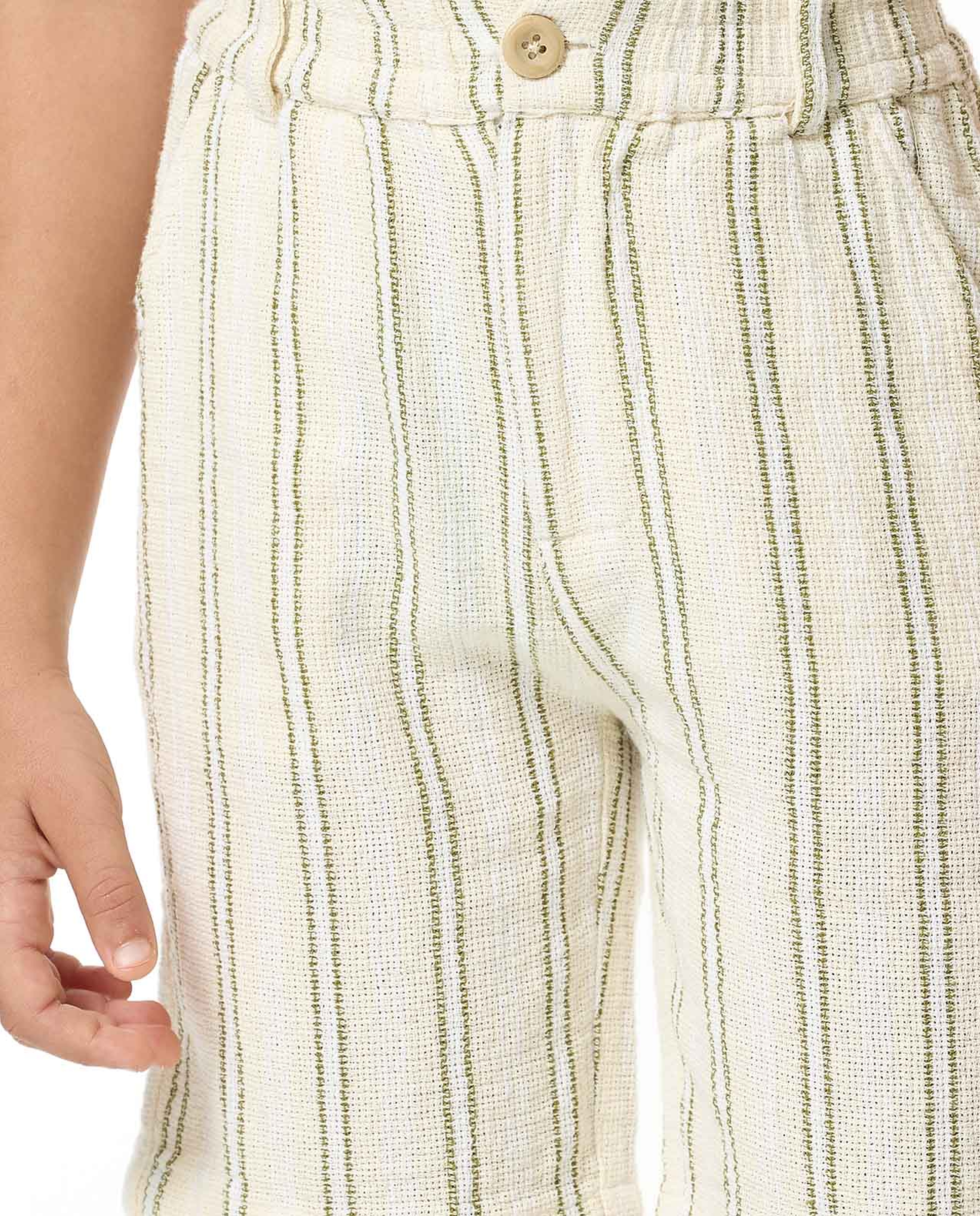 Striped Shirt and Short Set