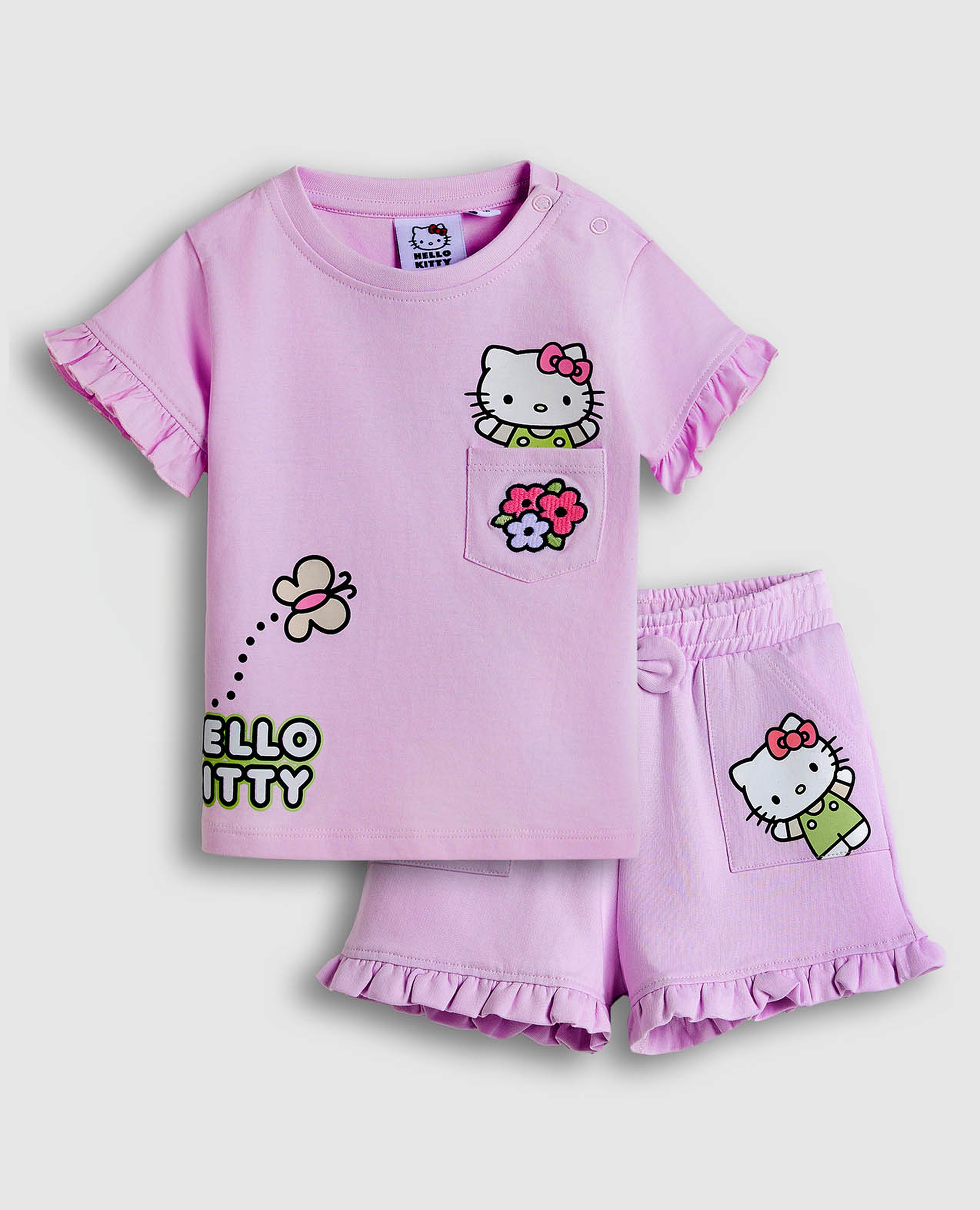 Hello Kitty Print Clothing Set