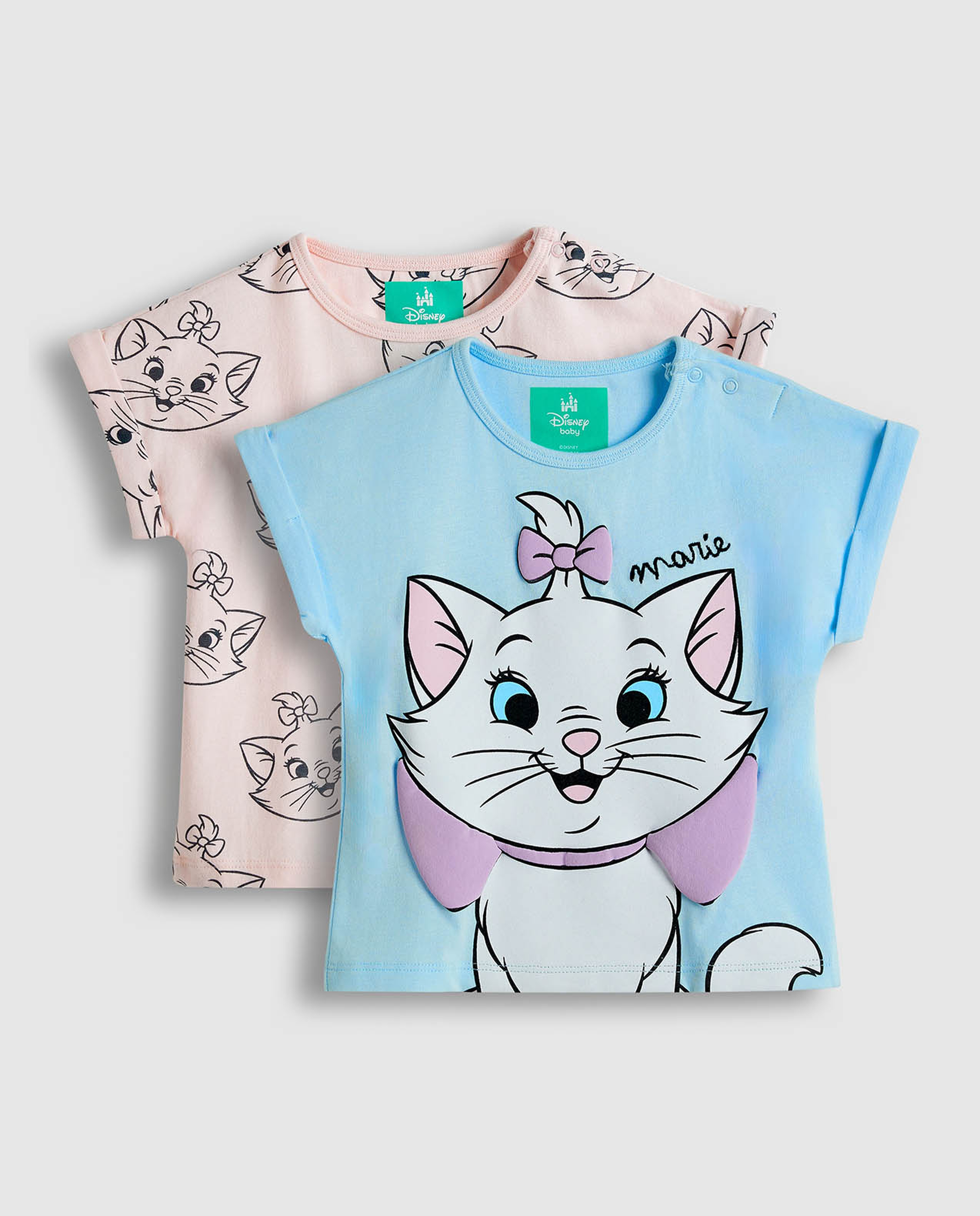 2 Pack Marie Print T-Shirts