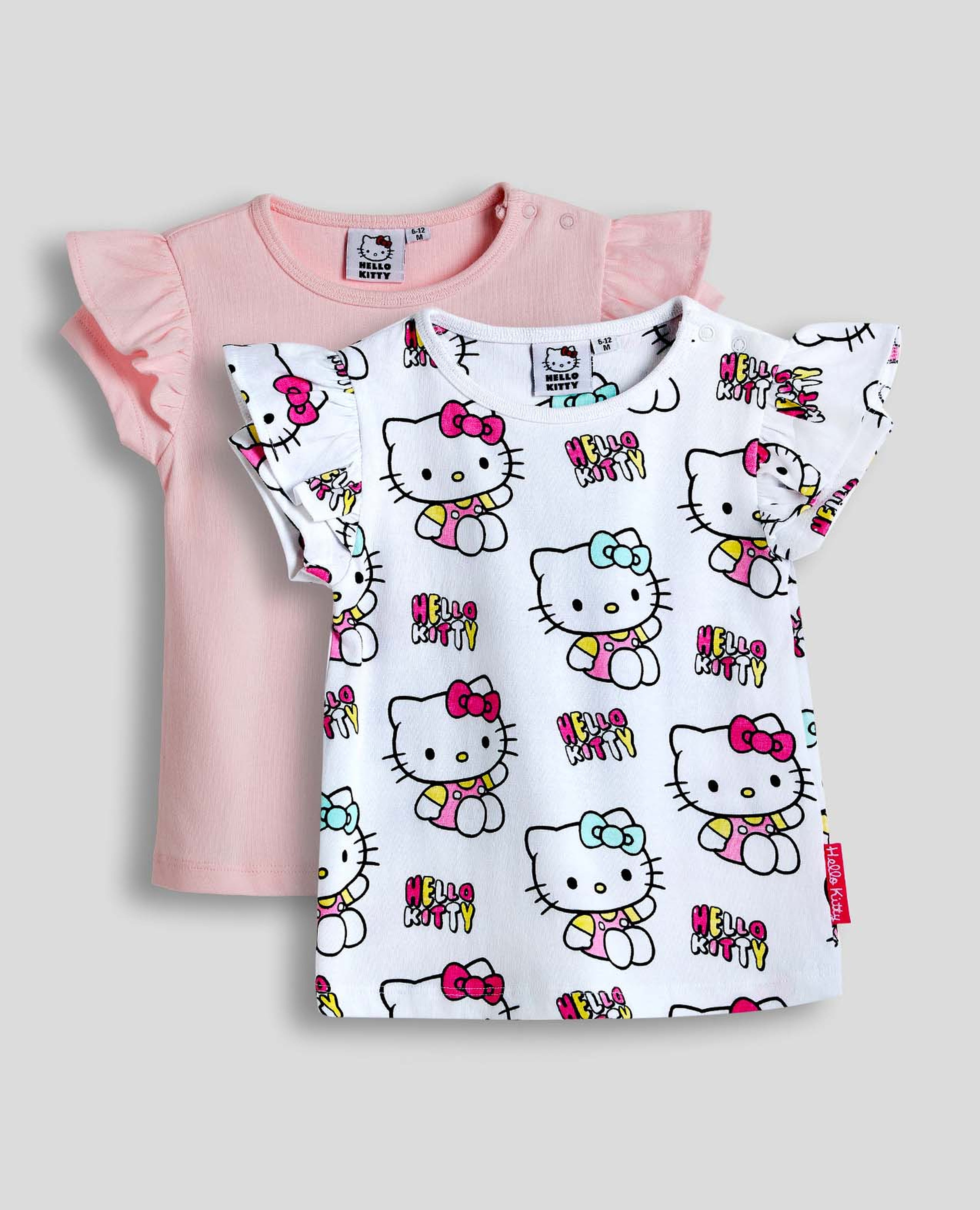 2 Pack Hello Kitty Print T-Shirts