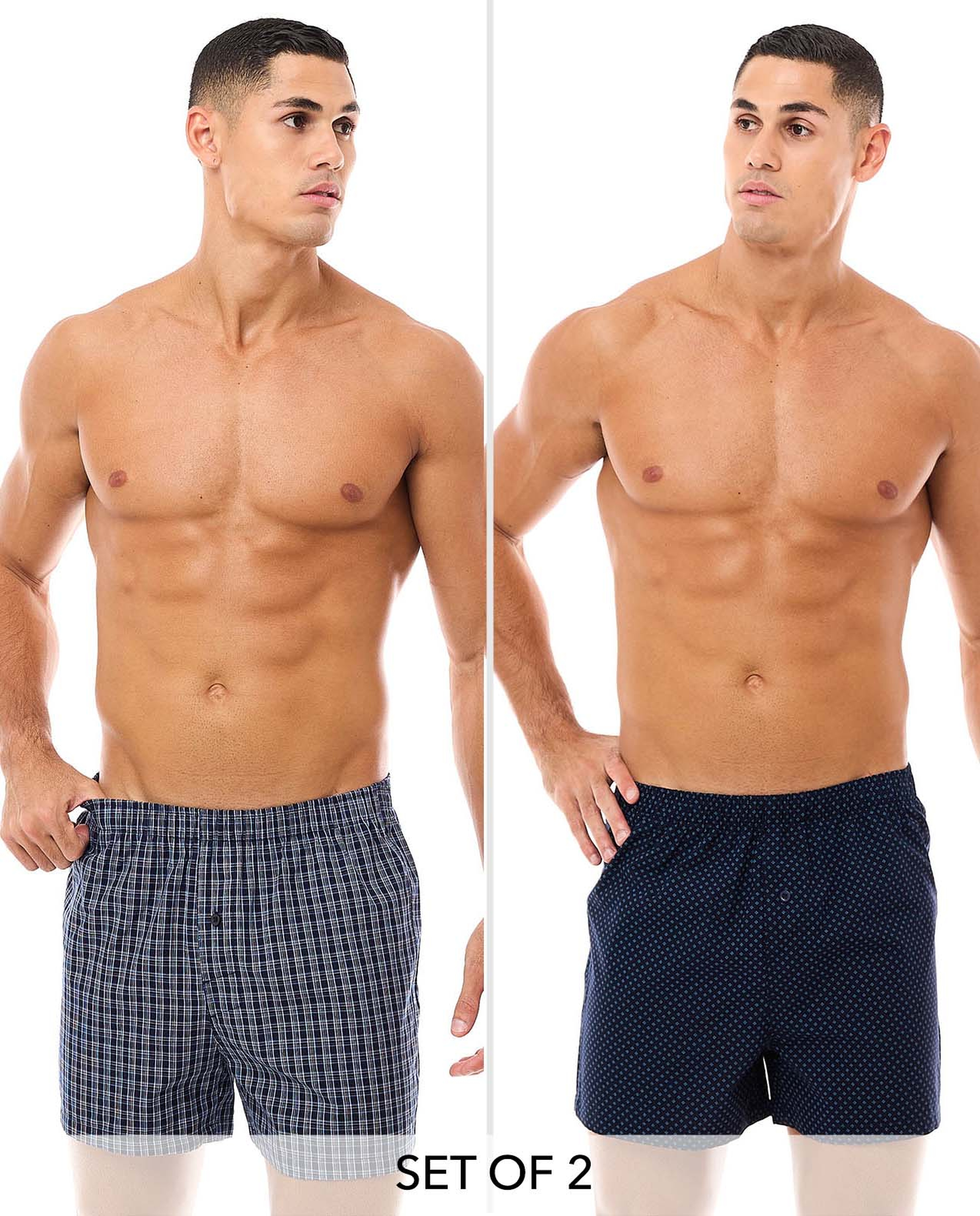 2 Pack Patterned Boxers