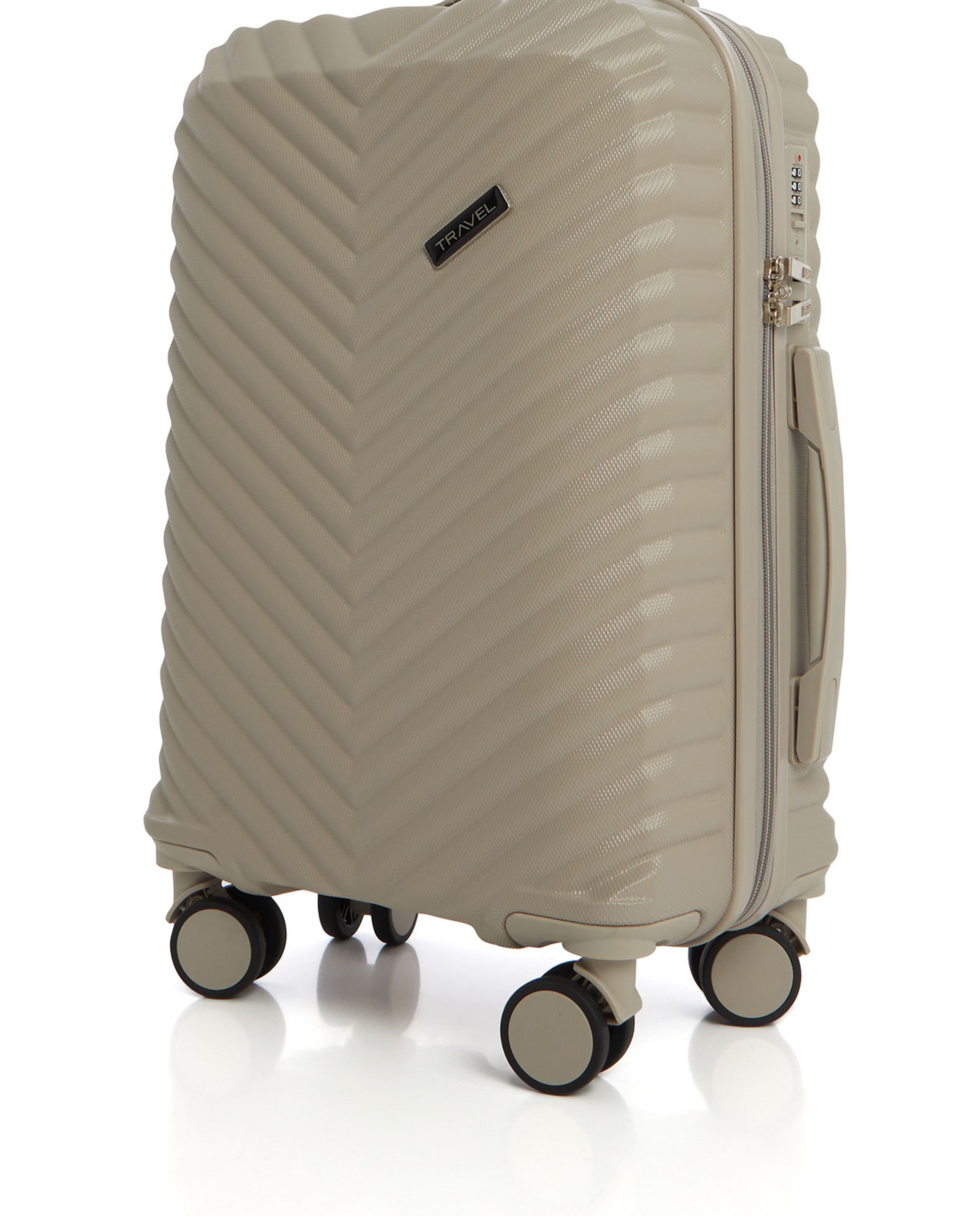 حقيبة سفر هاردشيل  بنقشة بارزة