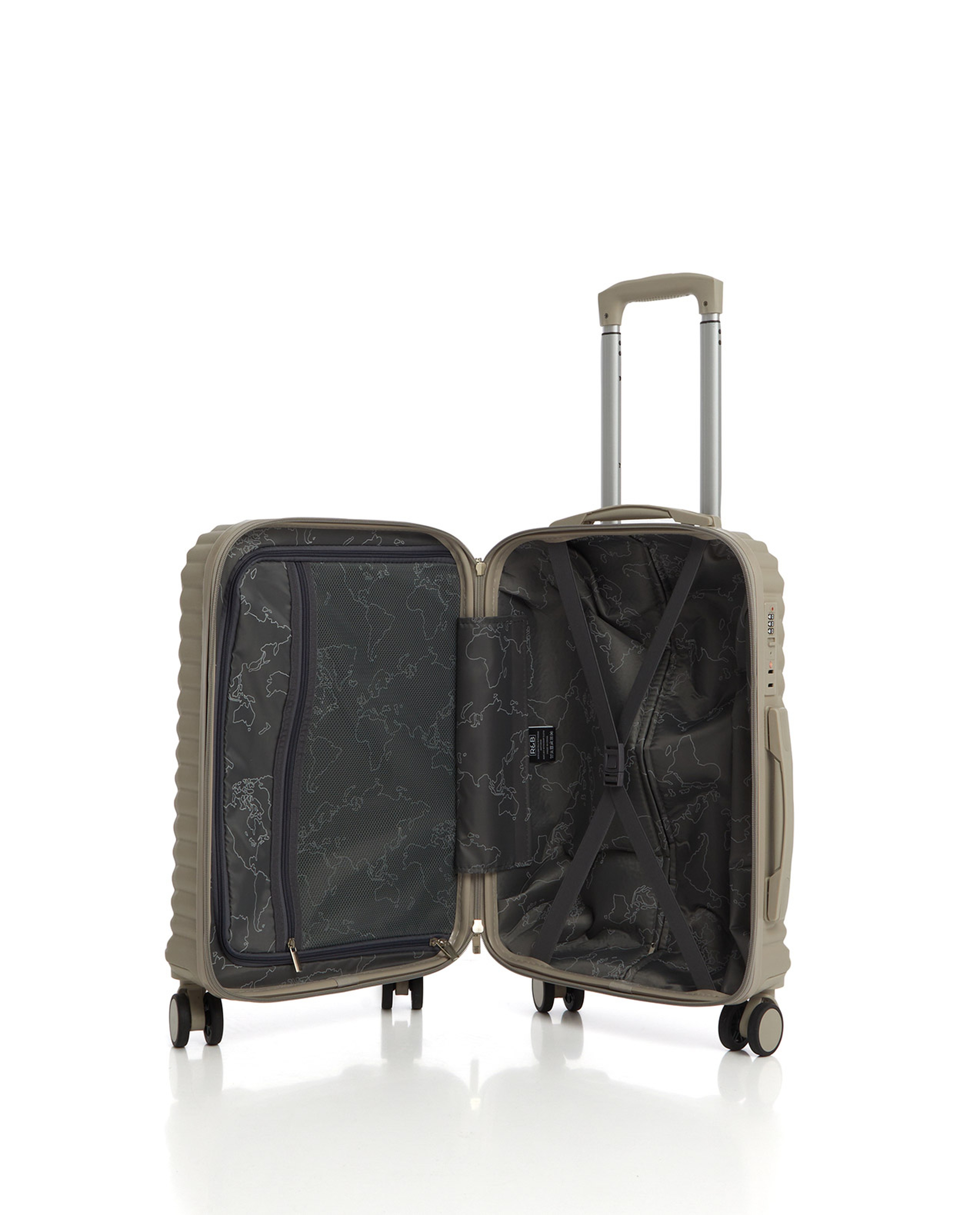 حقيبة سفر هاردشيل  بنقشة بارزة