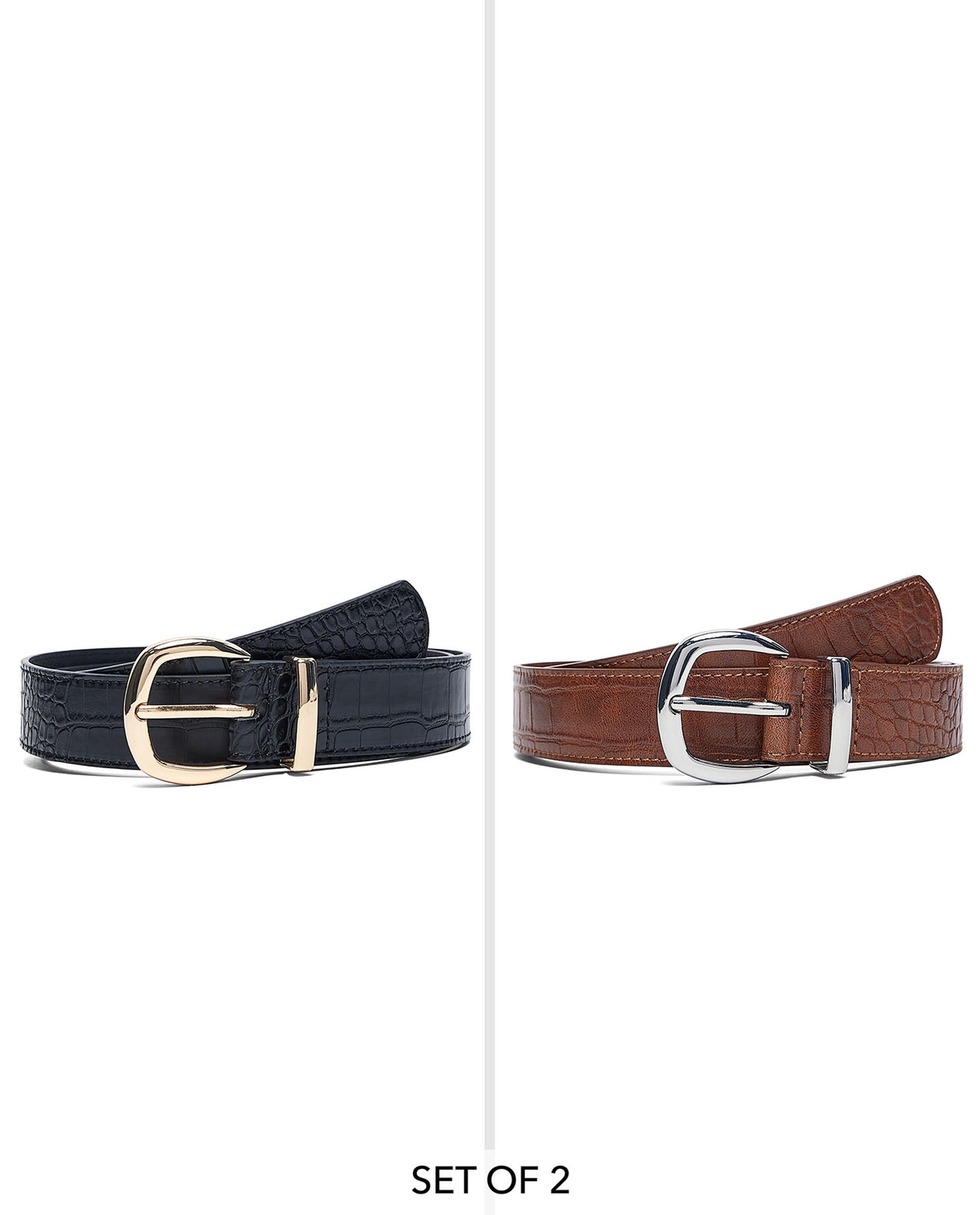 2 Pack Buckle Belts