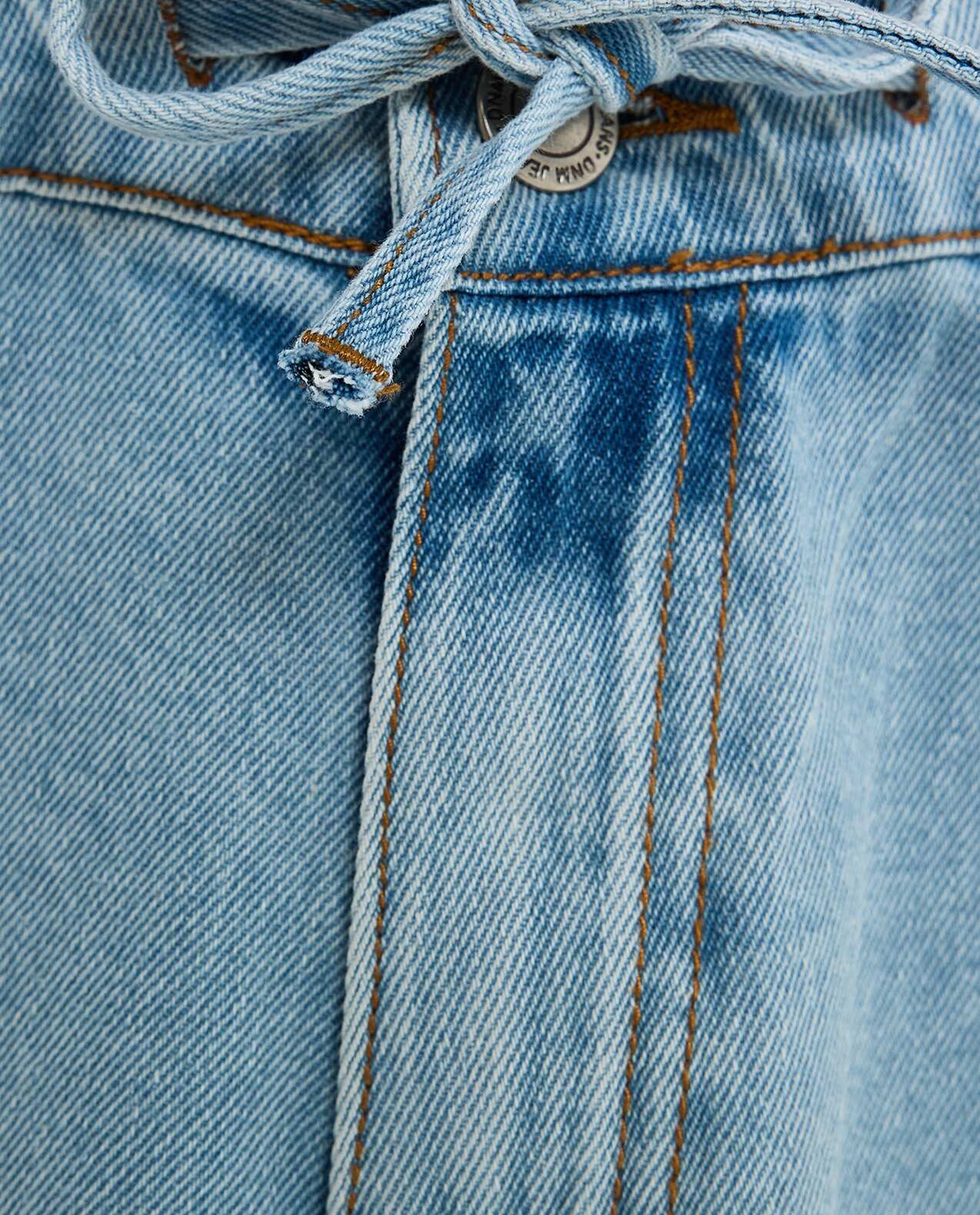 Faded Cargo Shorts with Drawstring Waist