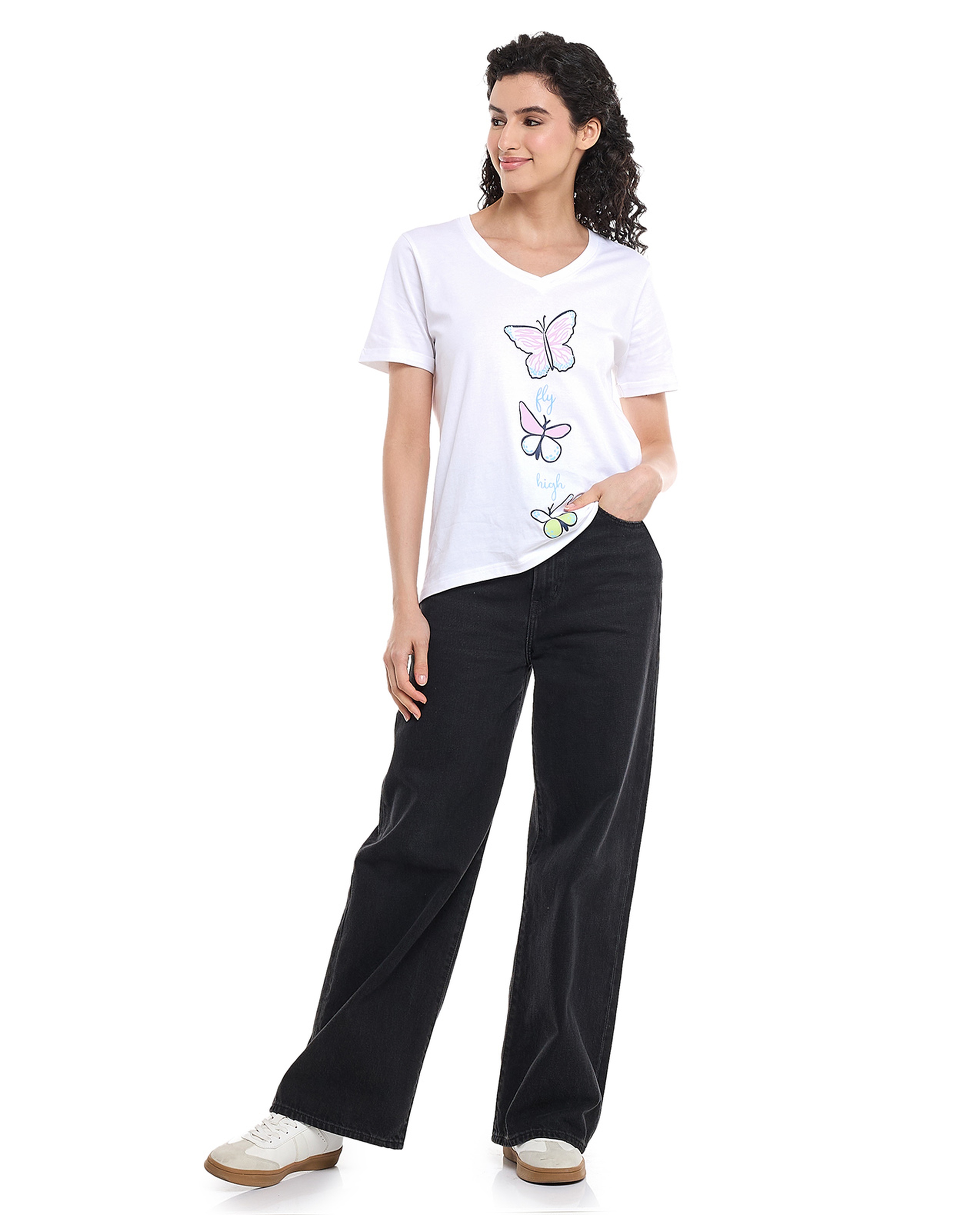 Printed Sleep T-Shirt with Short Sleeves