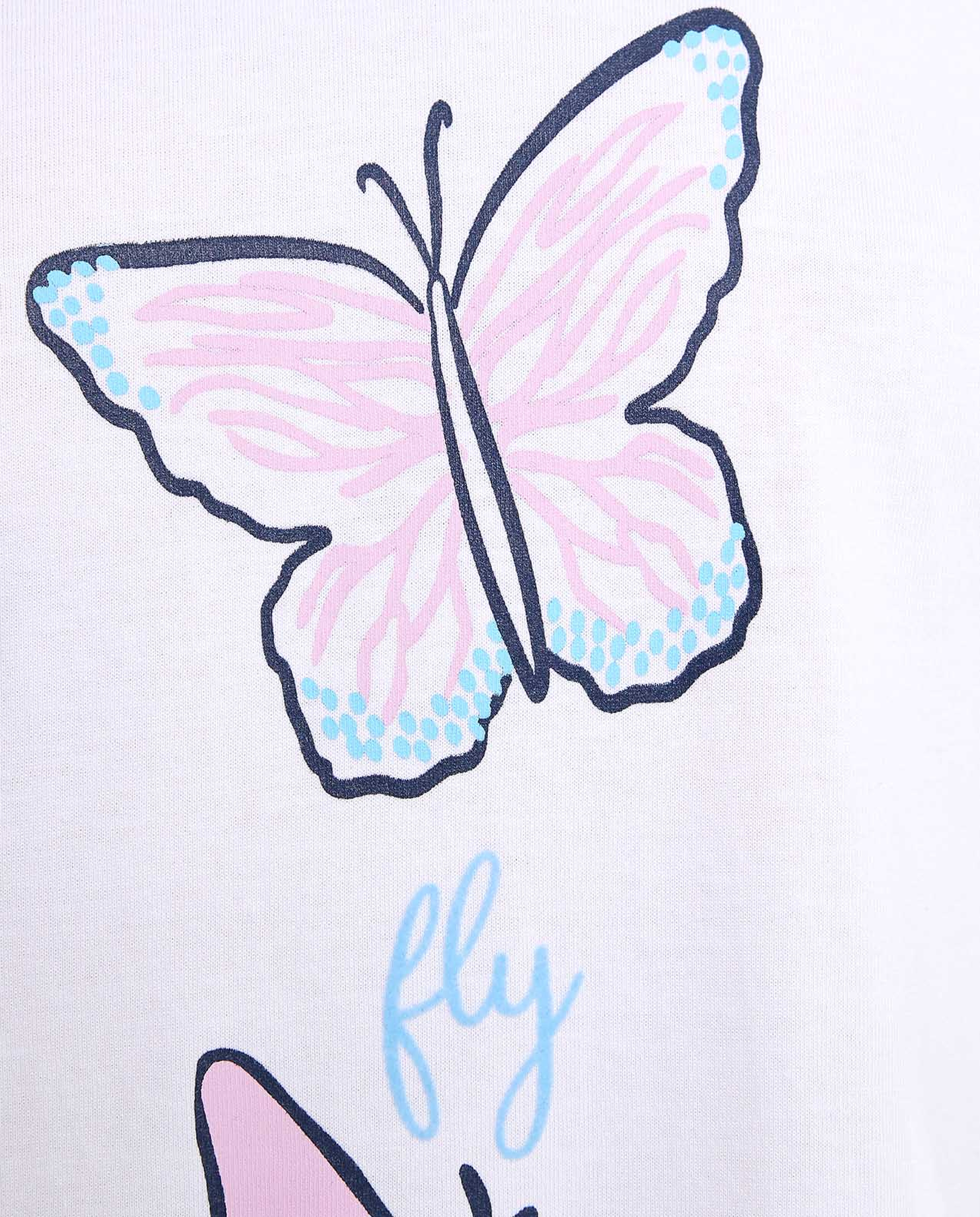 Printed Sleep T-Shirt with Short Sleeves