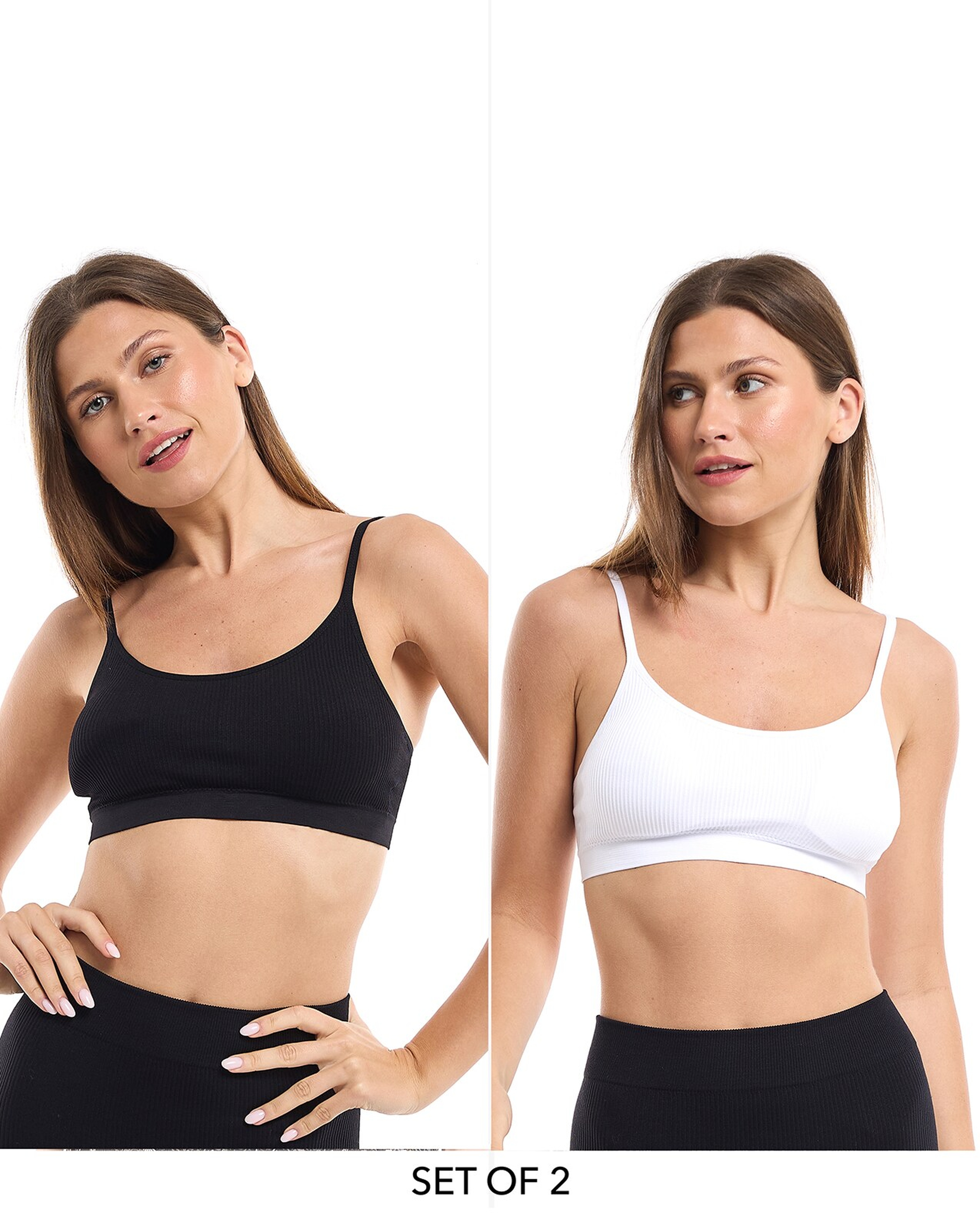 2 Pack Padded Sports Bras