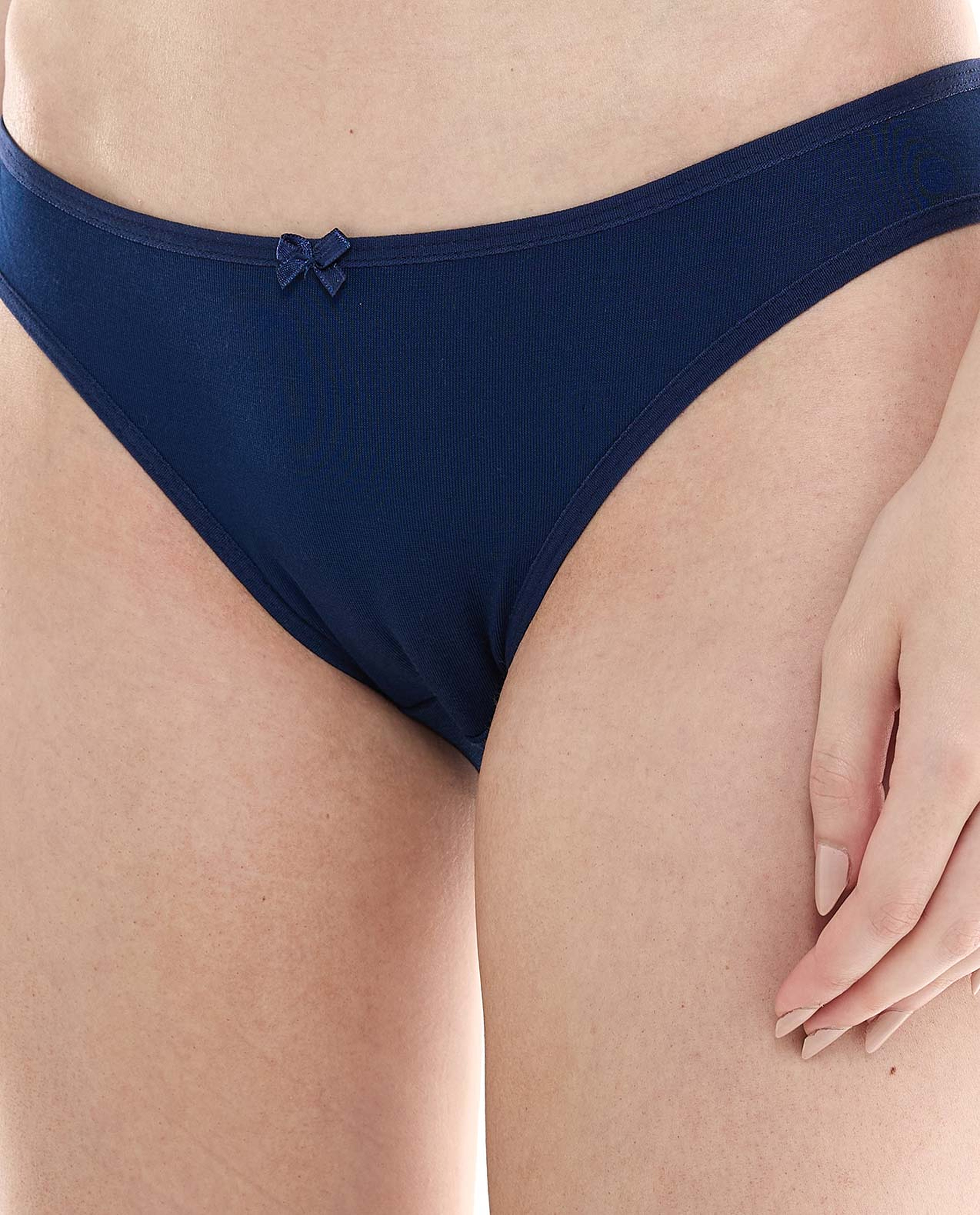 Pack of 3 Solid Bikini Briefs