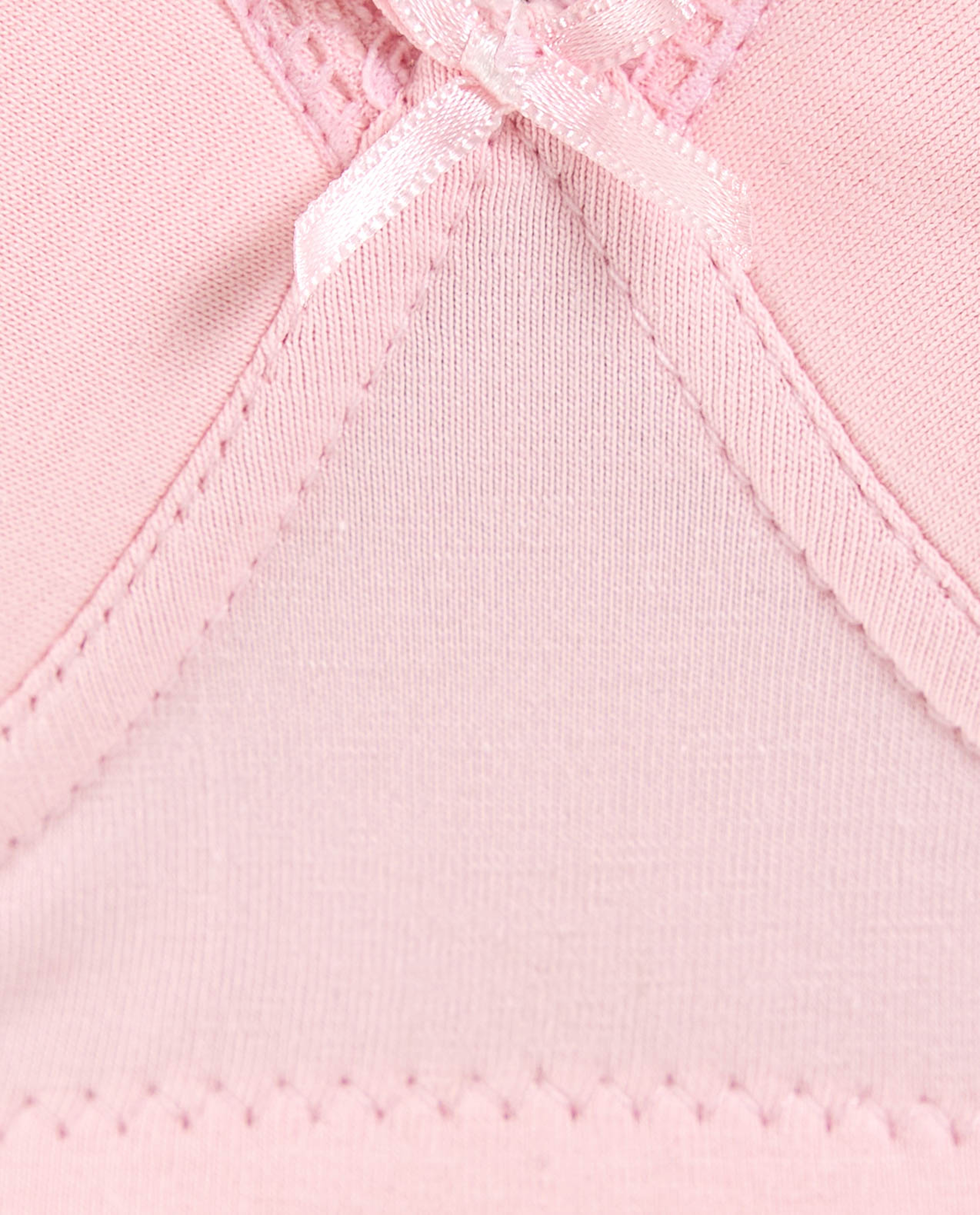 Pack of 2 Lace Trim T-Shirt Bras