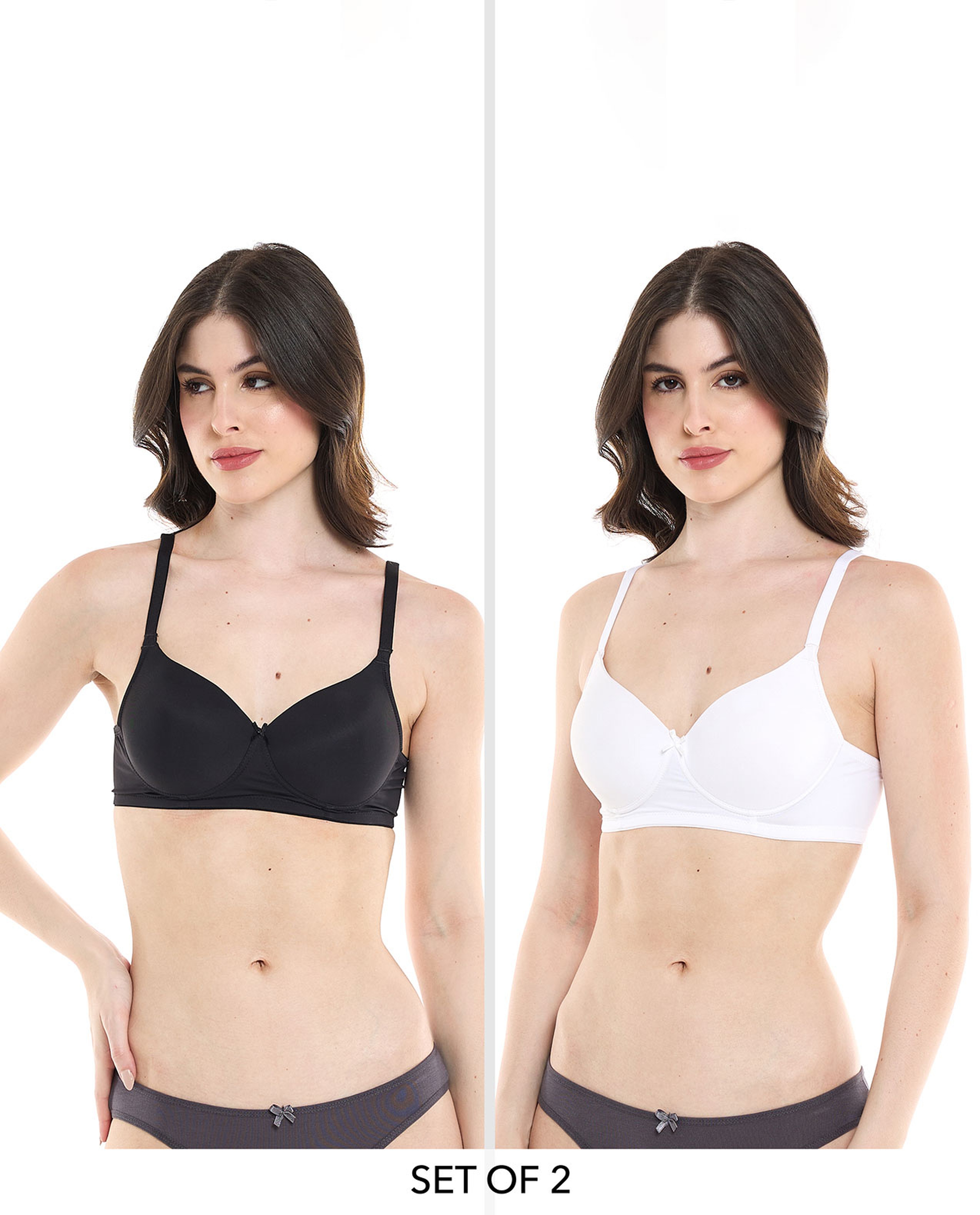 Pack of 2 Lightly Padded T-Shirt Bras