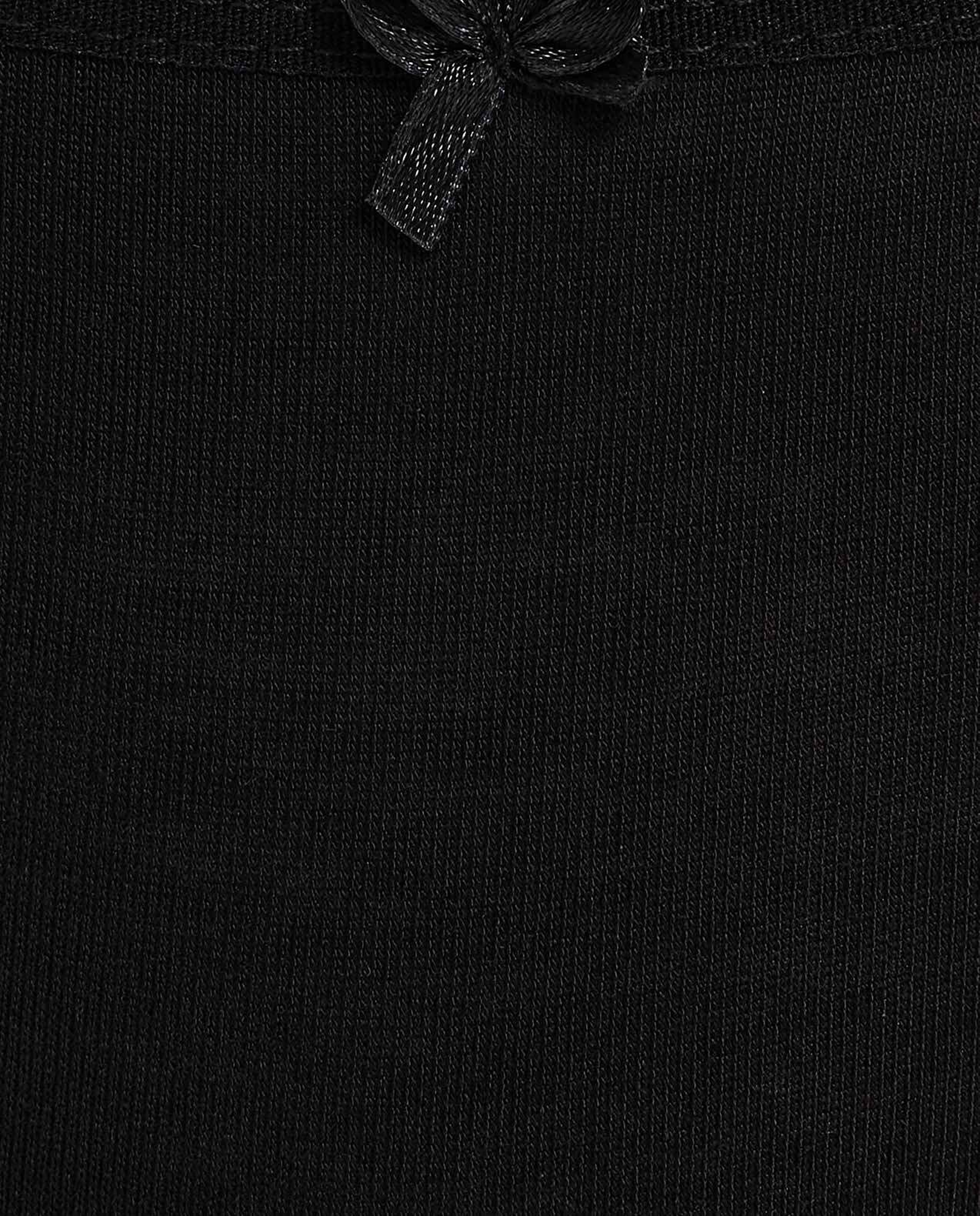 Pack of 3 Lace Trim Brazilian Briefs