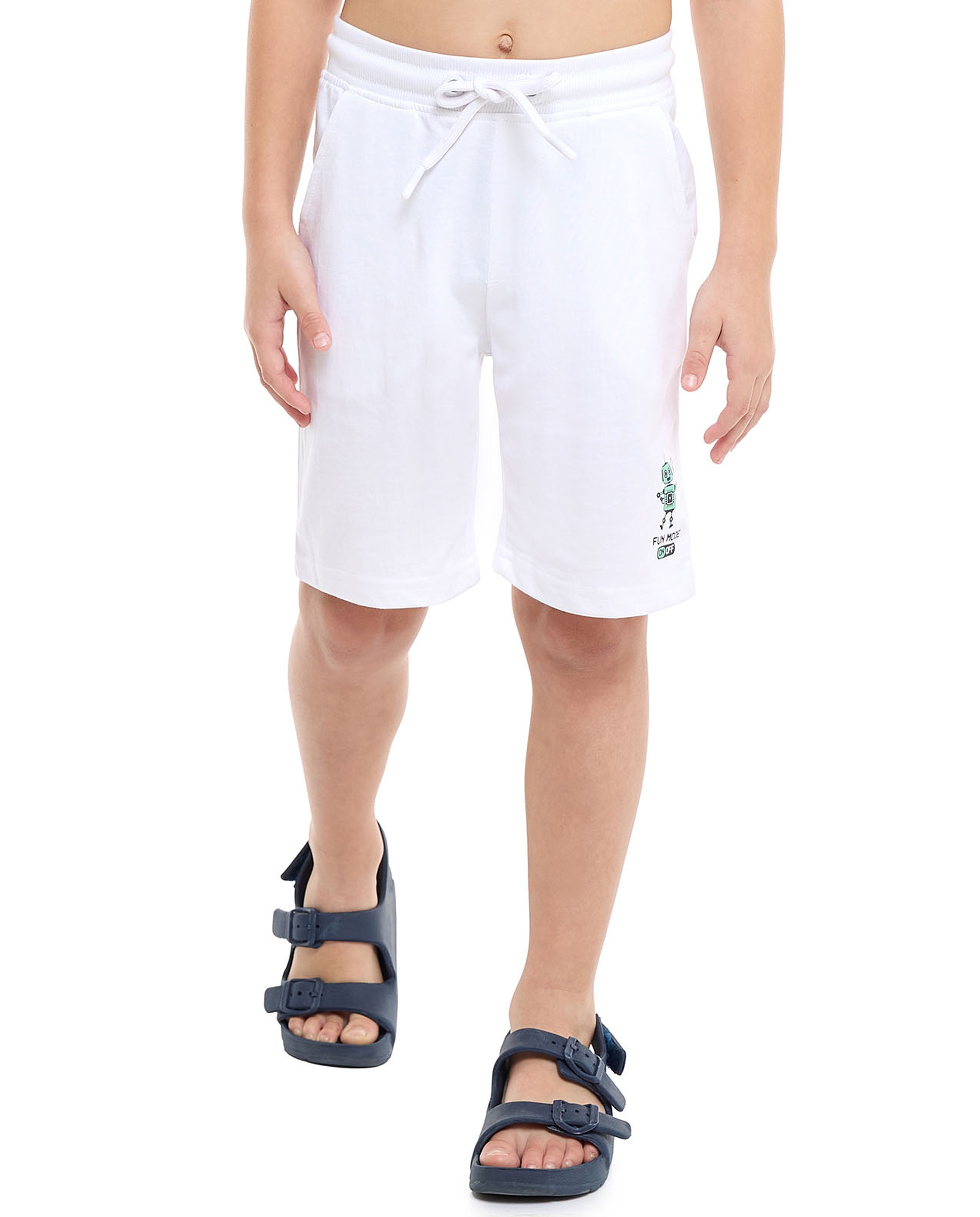 Pack of 2 Printed Shorts with Drawstring Waist