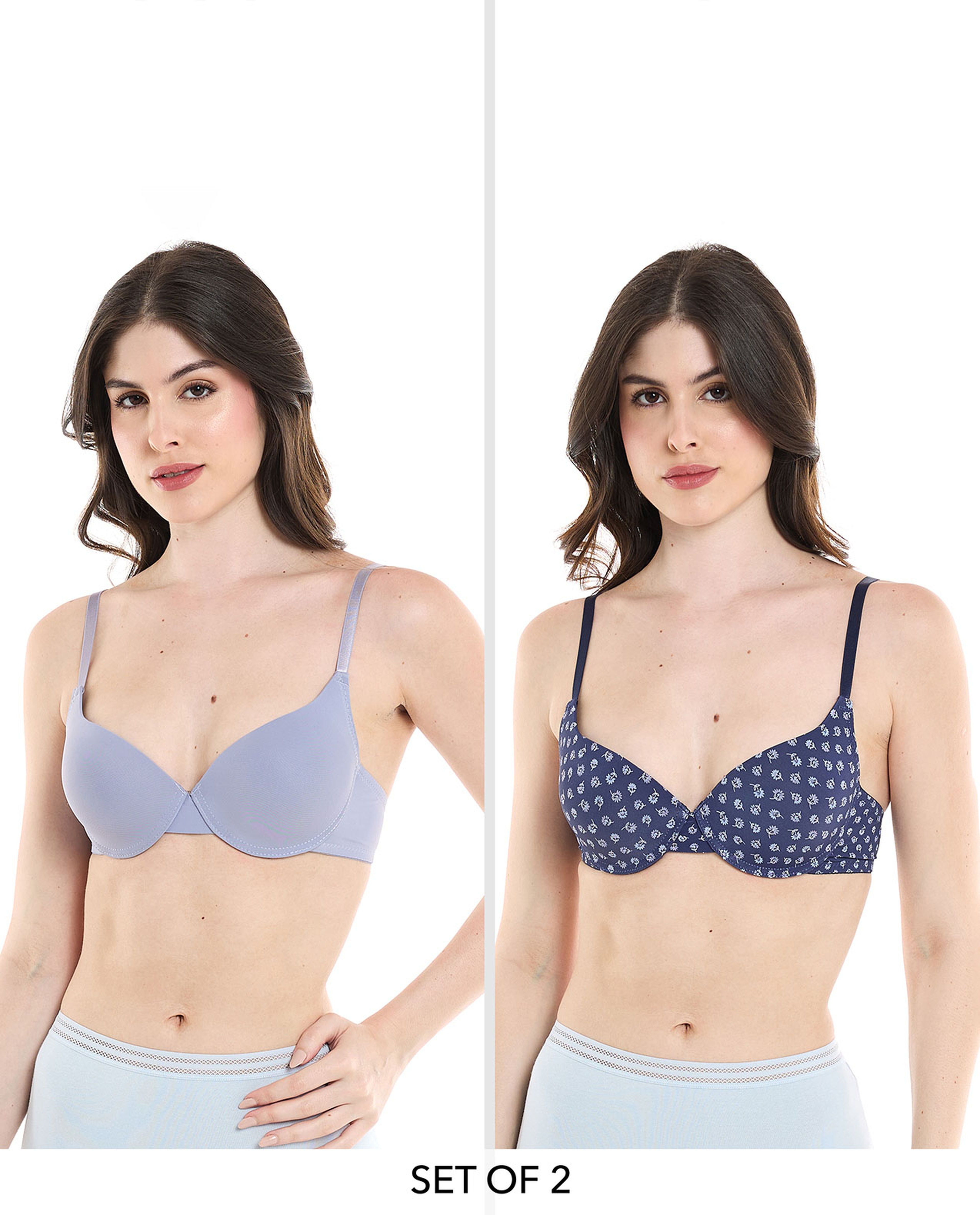 Pack of 2 Padded Push Up Bras