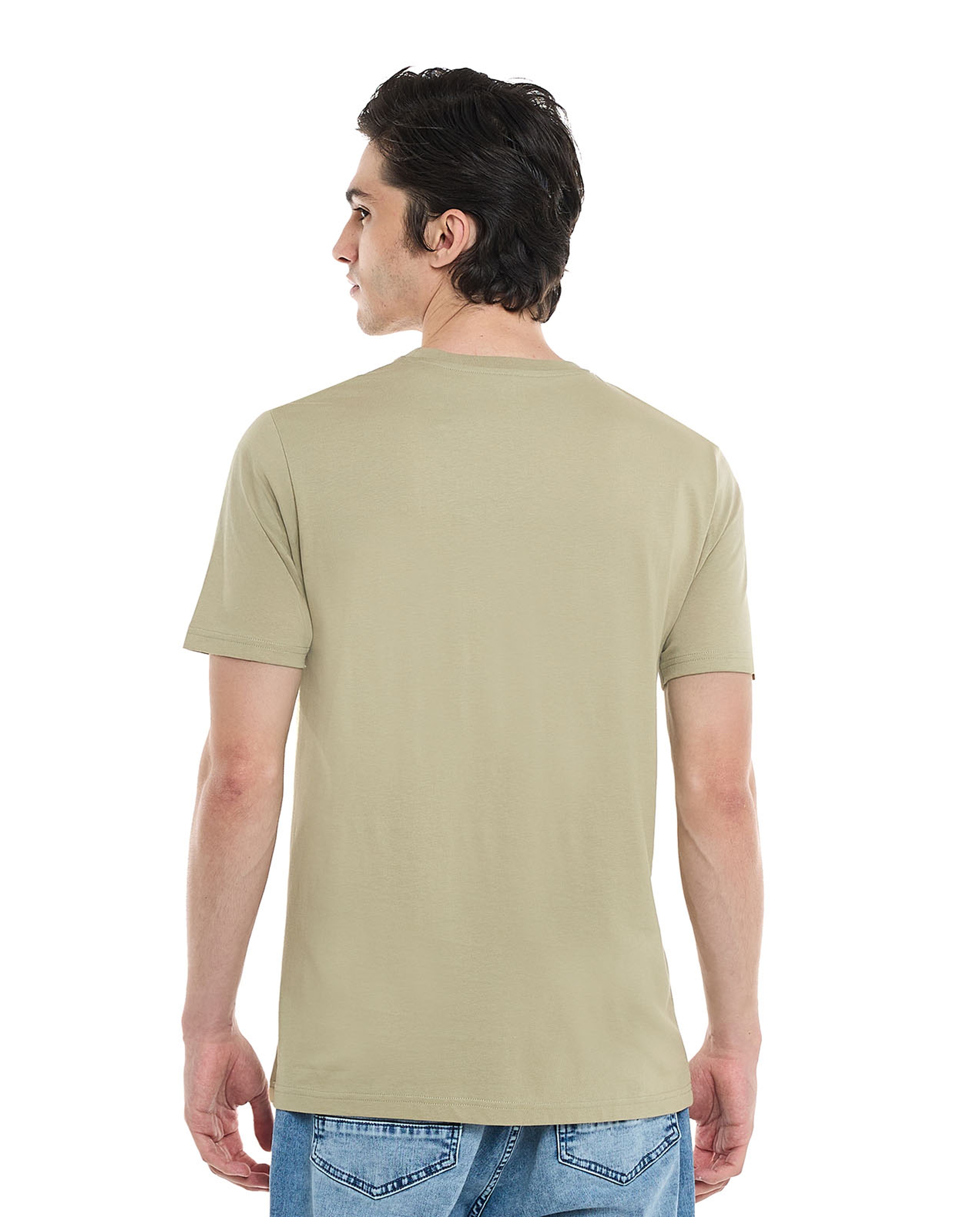 Printed T-Shirt with Crew Neck and Short Sleeves