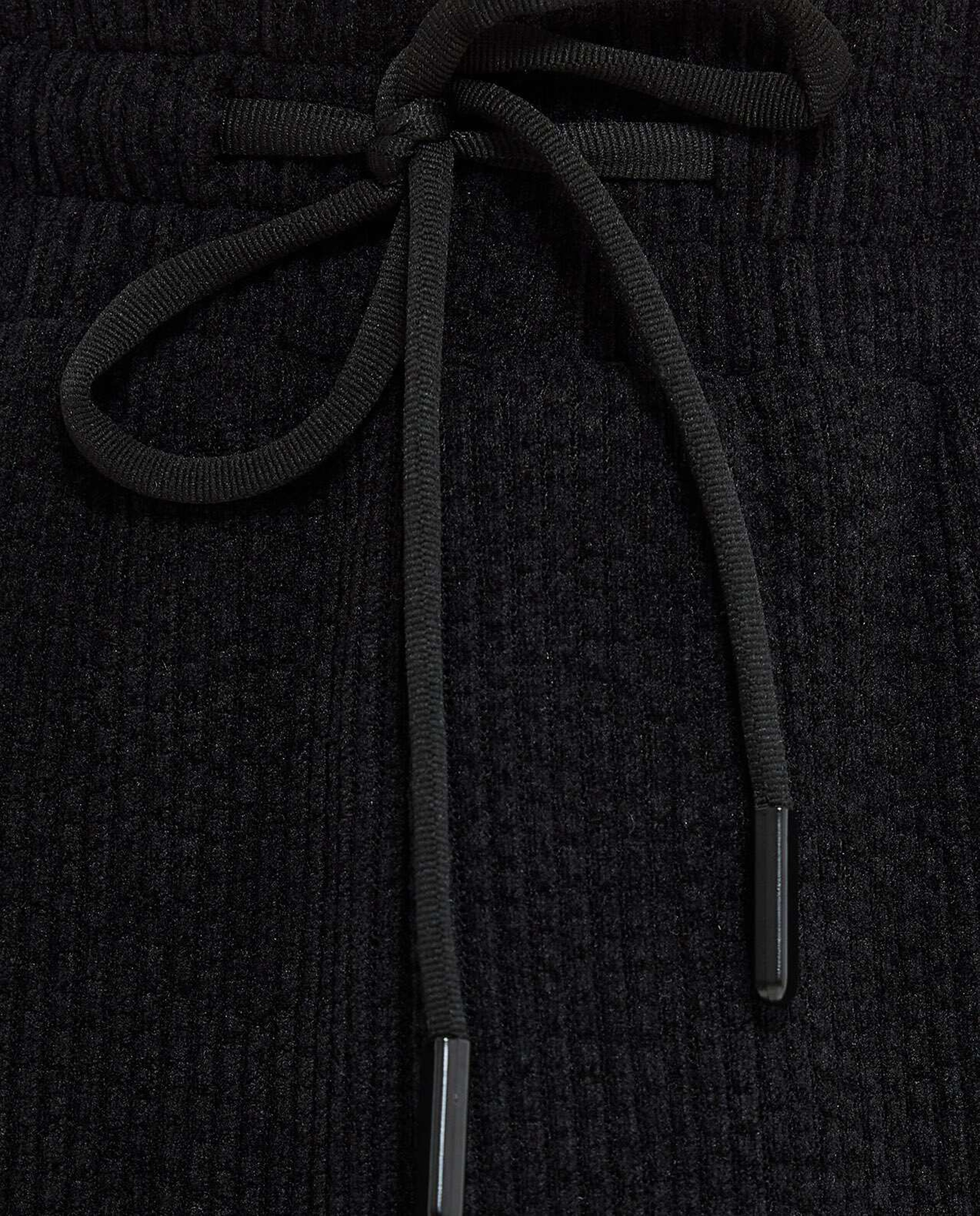 Textured Shorts with Drawstring Closure