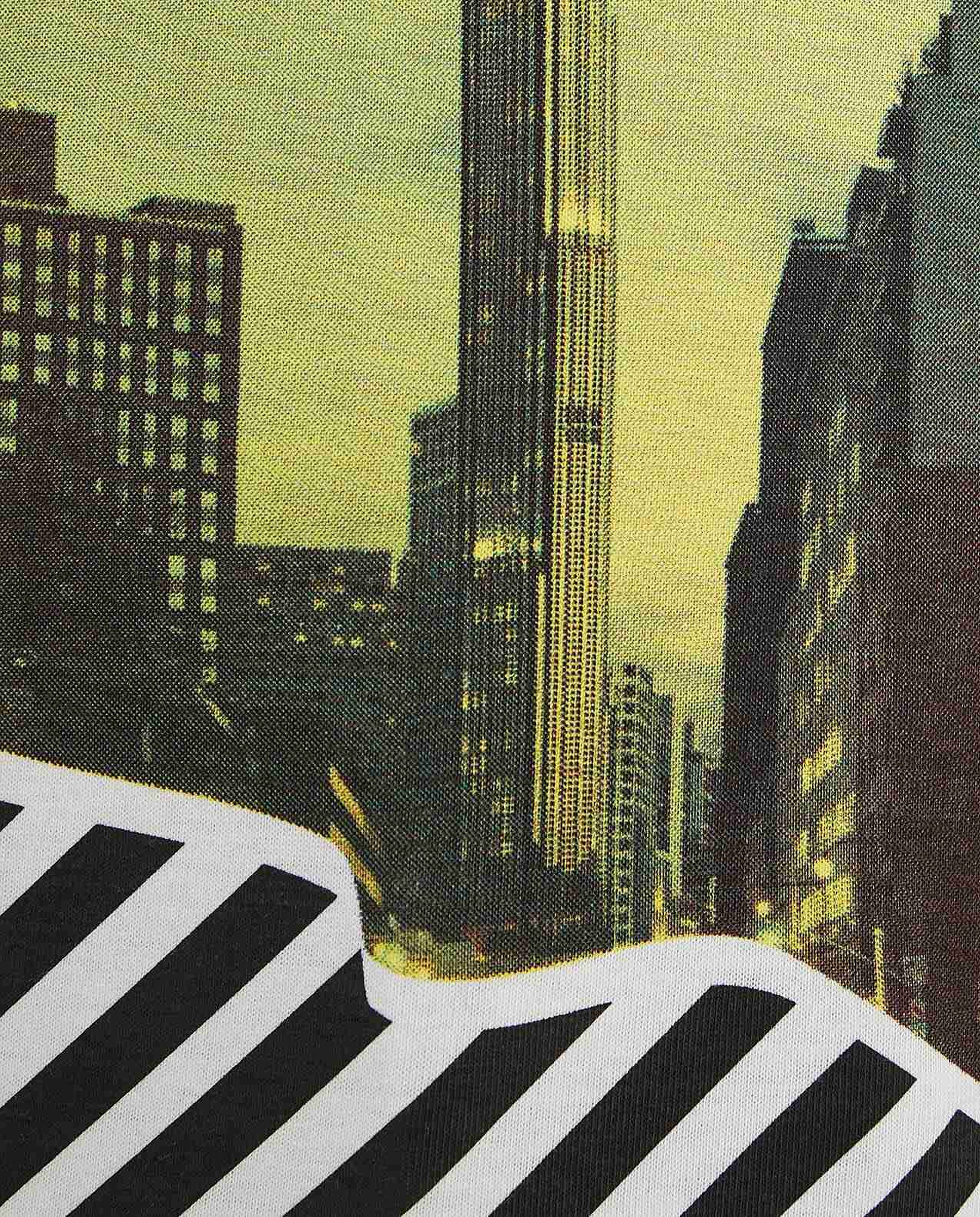 Printed T-Shirt with Crew Neck and Short Sleeves