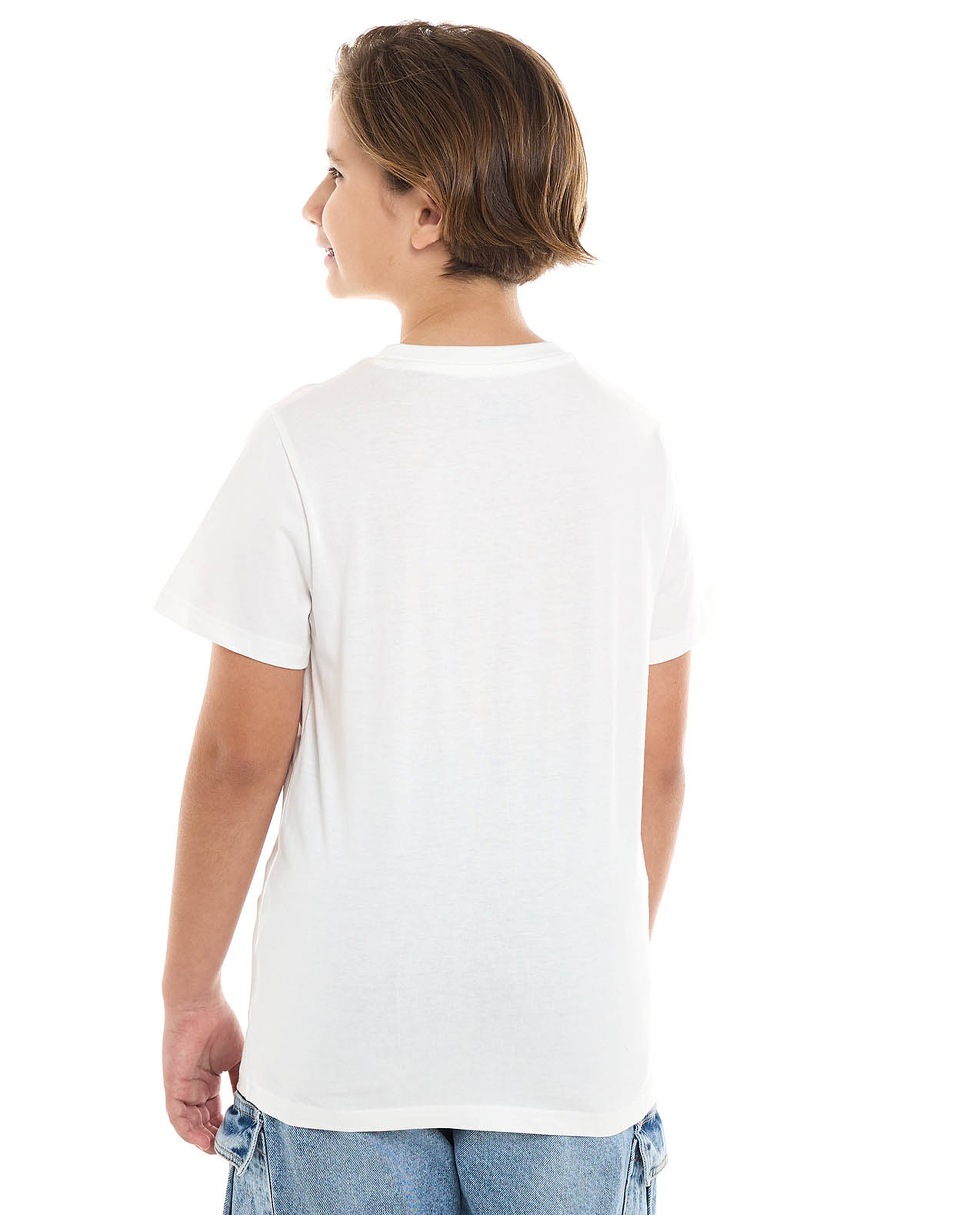 Printed T-Shirt with Crew Neck and Short Sleeves