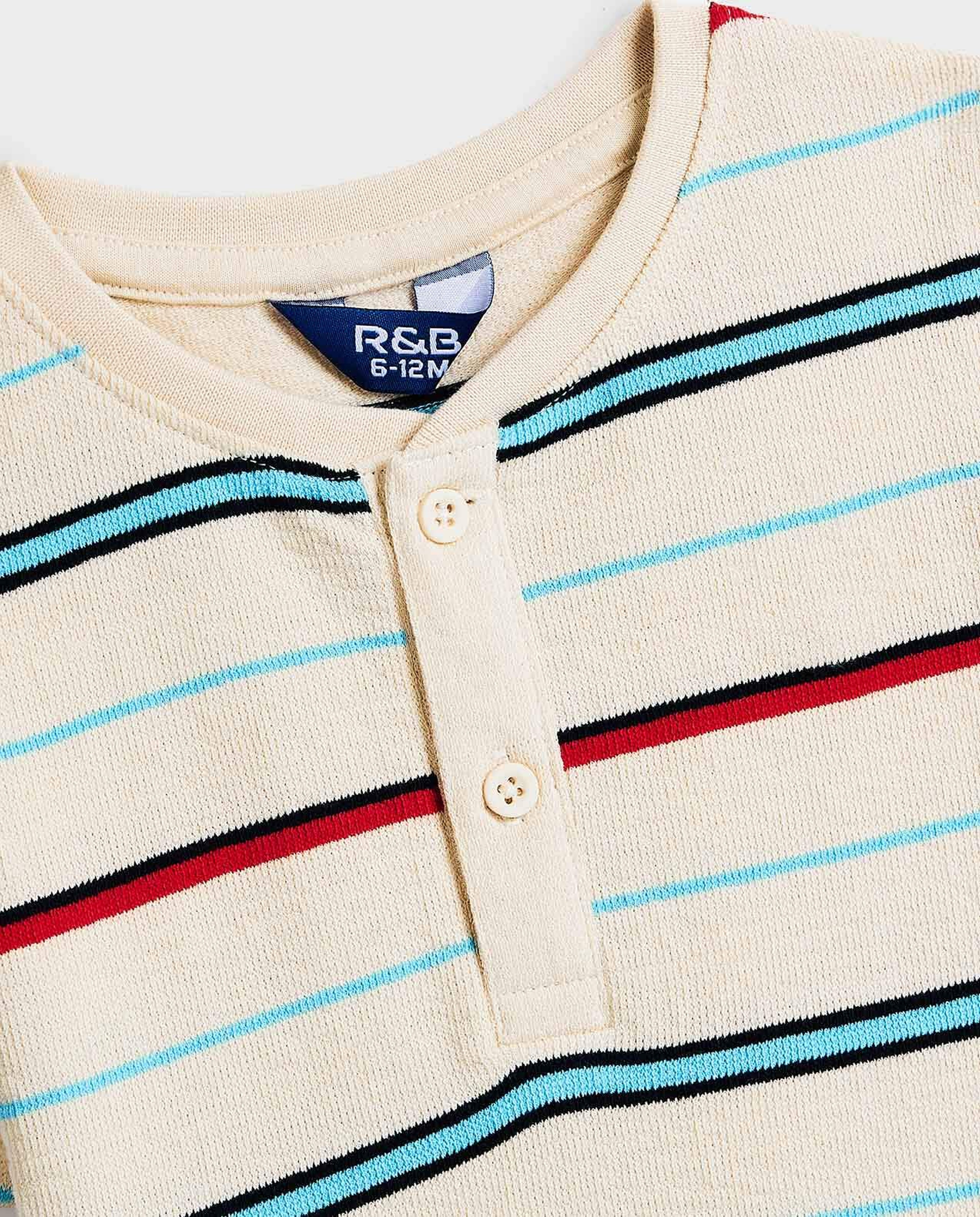 Straiped T-Shirt and Shorts Set