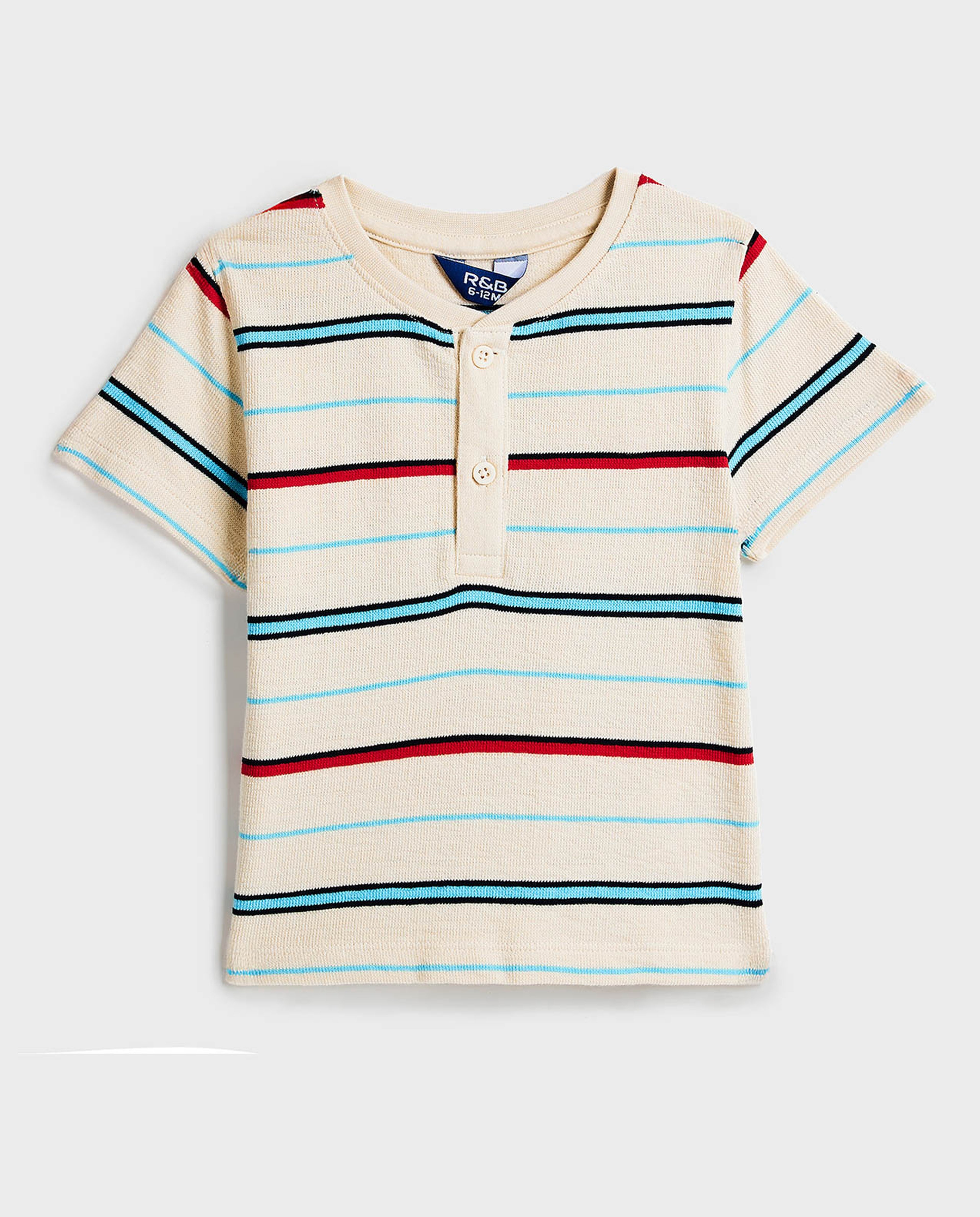 Straiped T-Shirt and Shorts Set