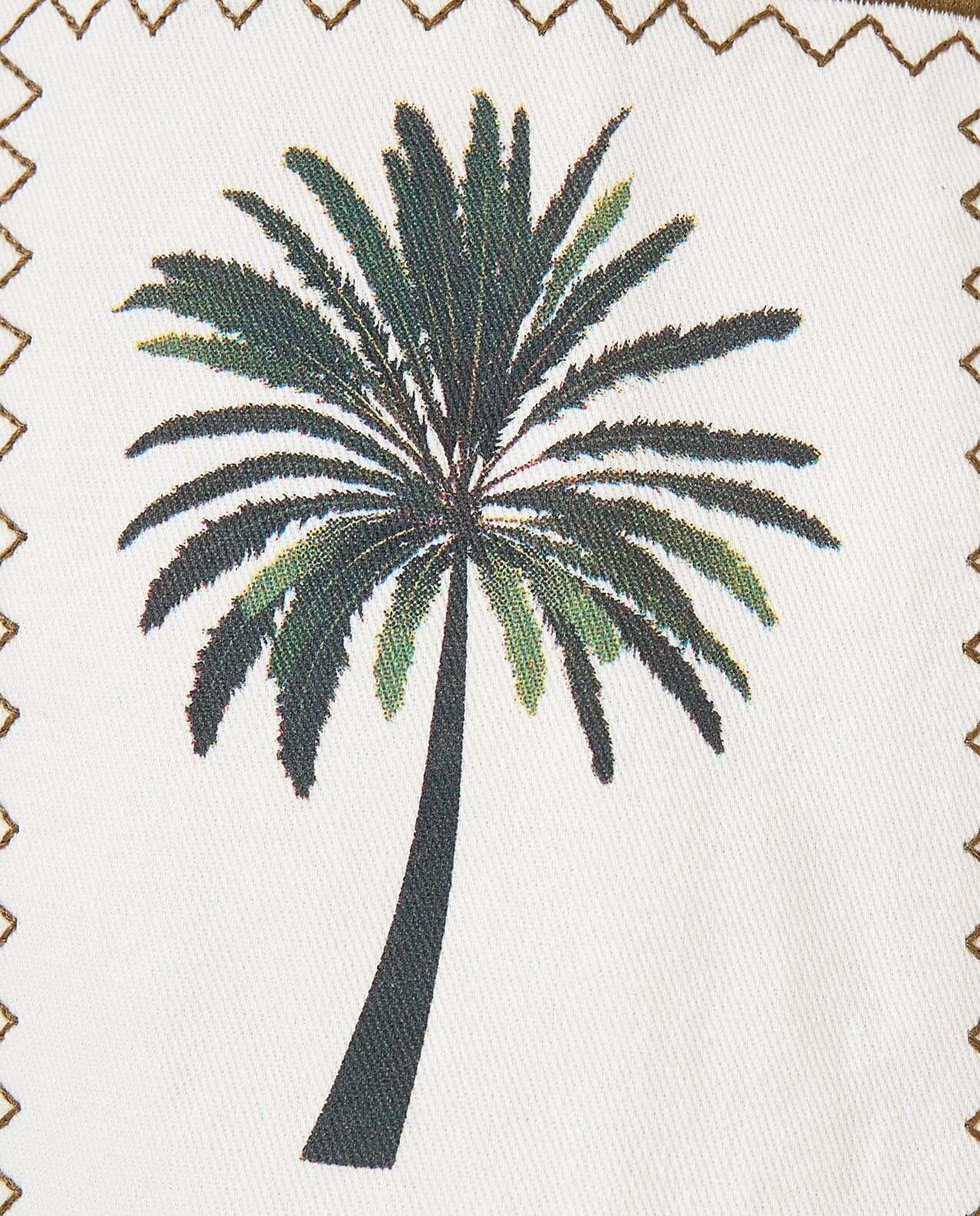 Printed T-Shirt with Crew Neck and Short Sleeves