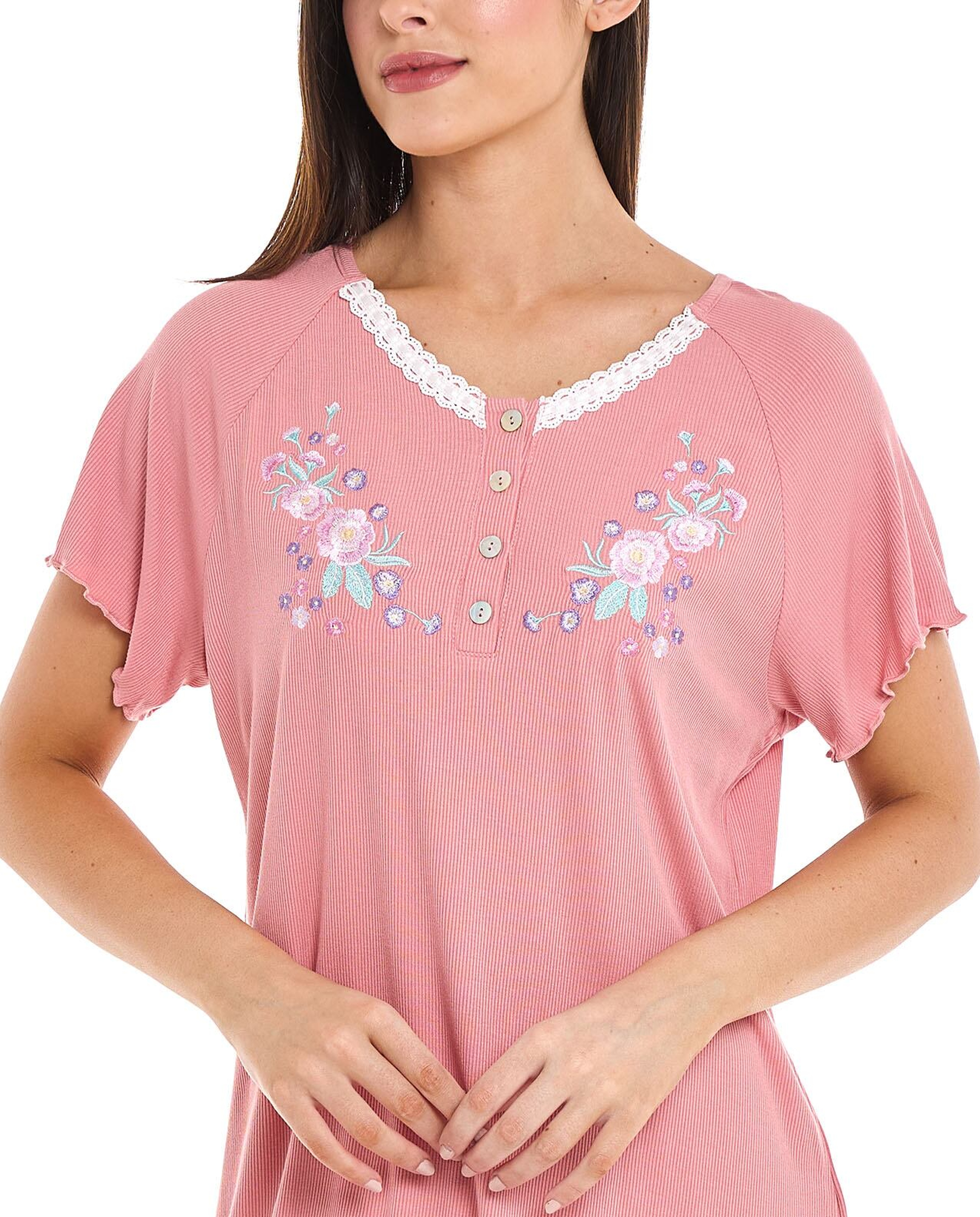 Embroidered Pyjama Set