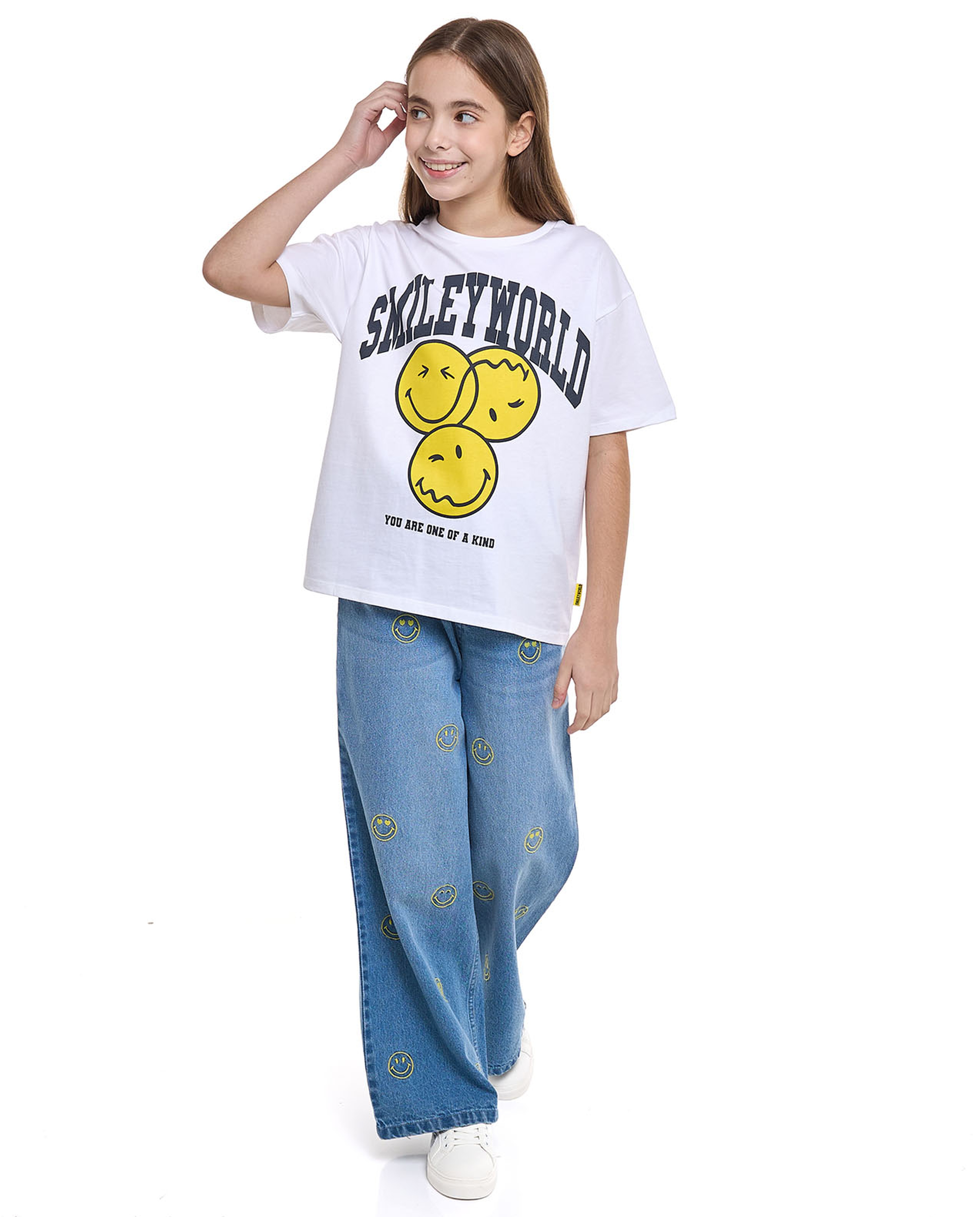 Printed T-Shirt With Crew Neck And Short Sleeves