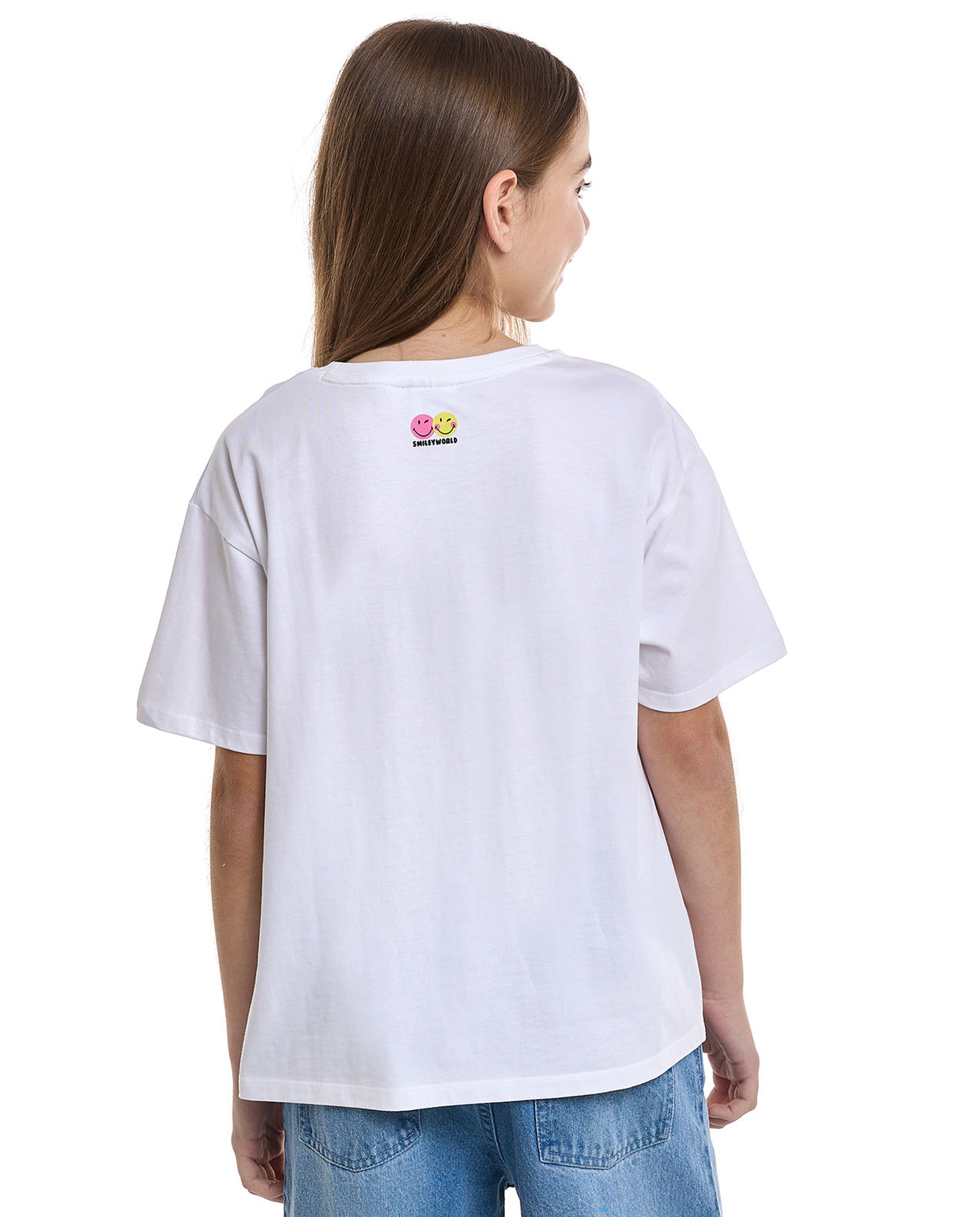 Printed T-Shirt With Crew Neck And Short Sleeves