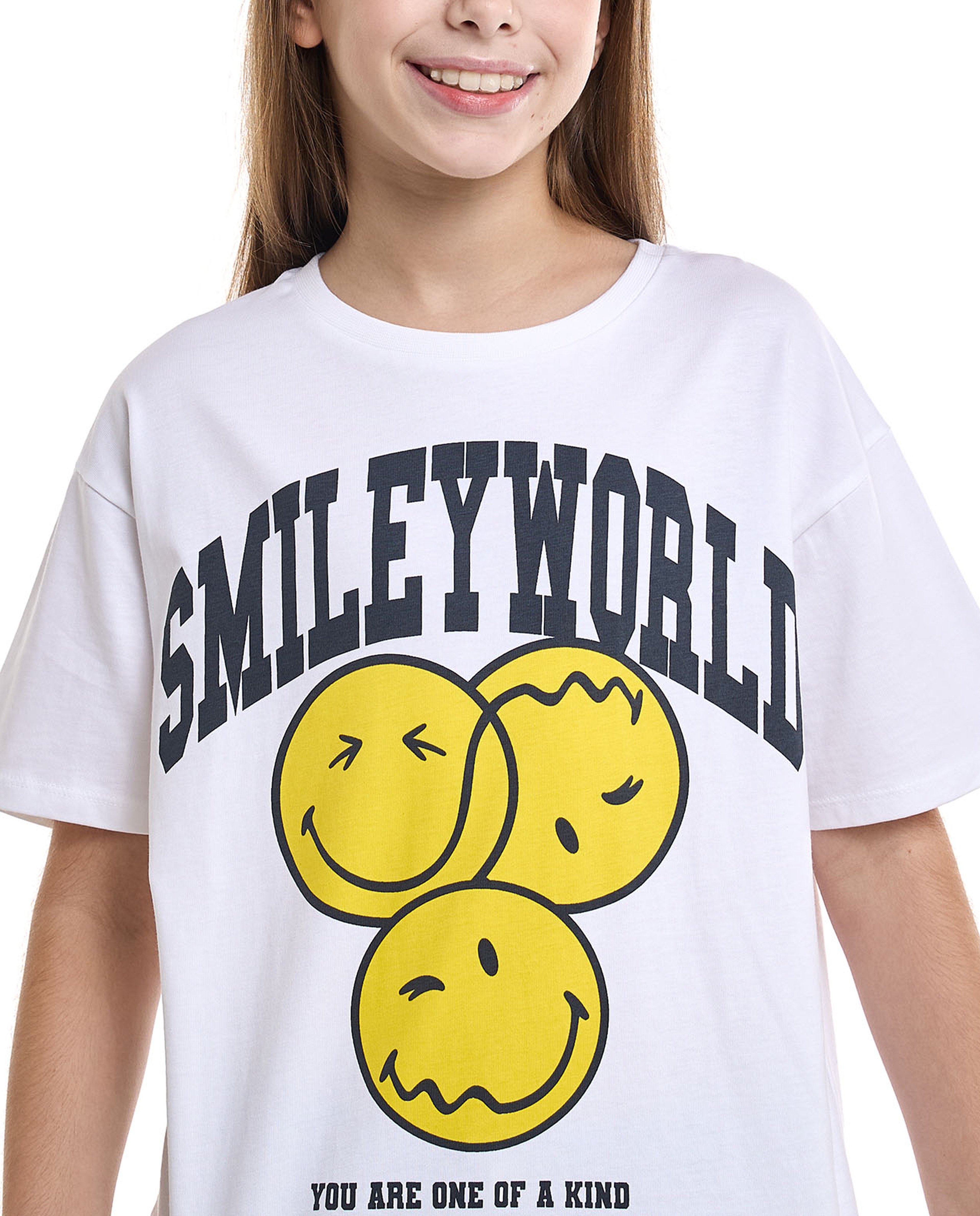 Printed T-Shirt With Crew Neck And Short Sleeves