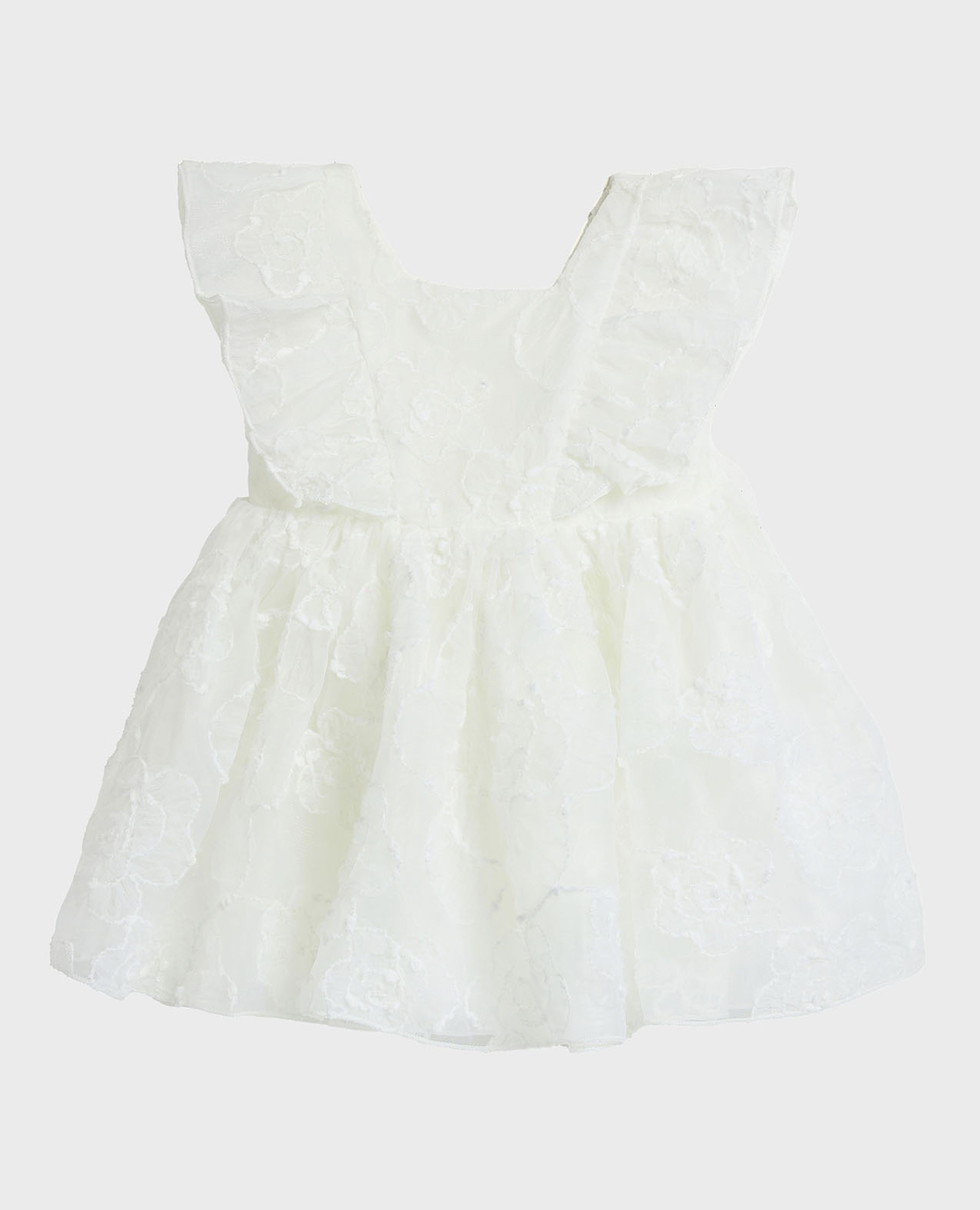 فستان مطرز بدون أكمام