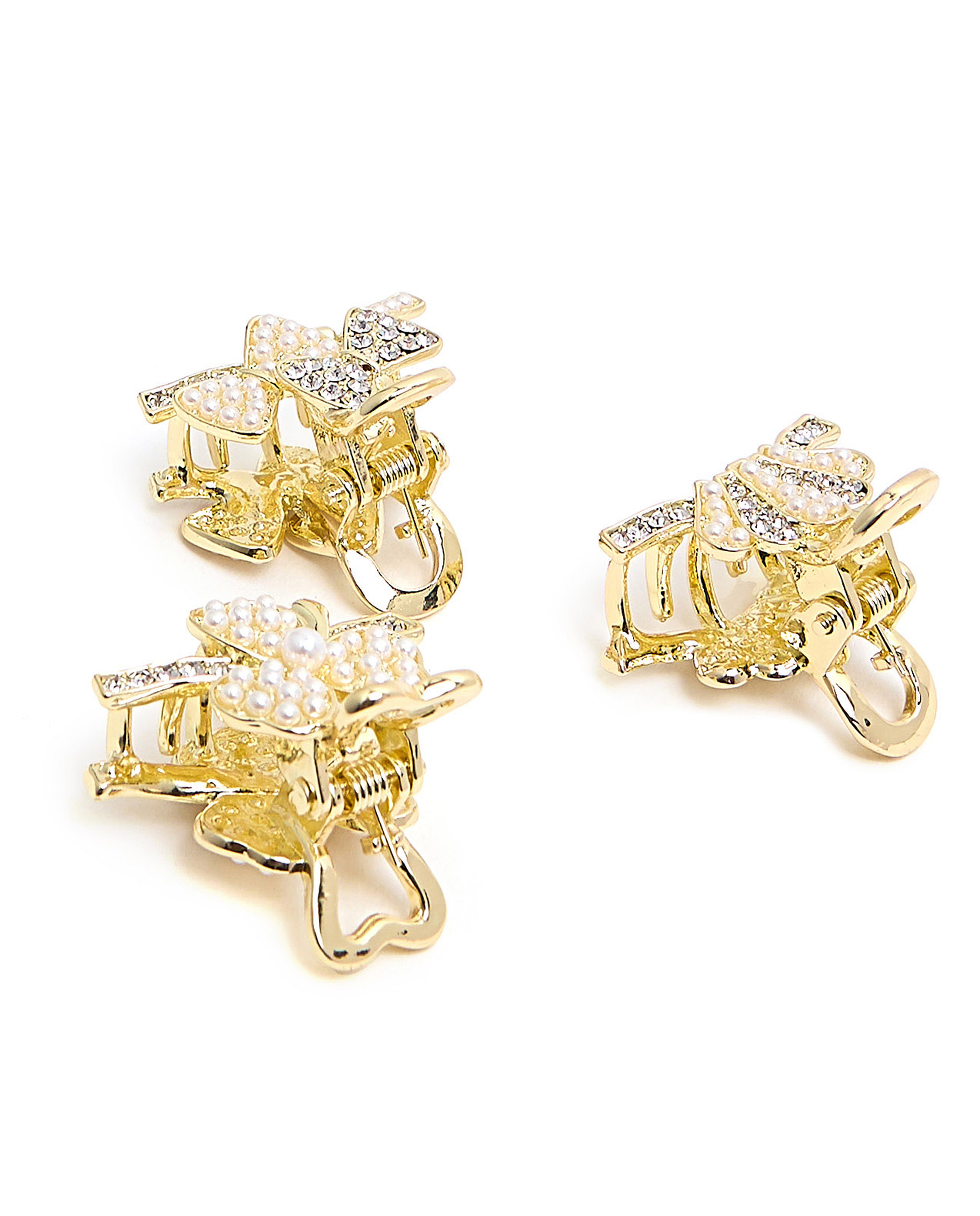 Pack of 3 Embellished Claw Clips