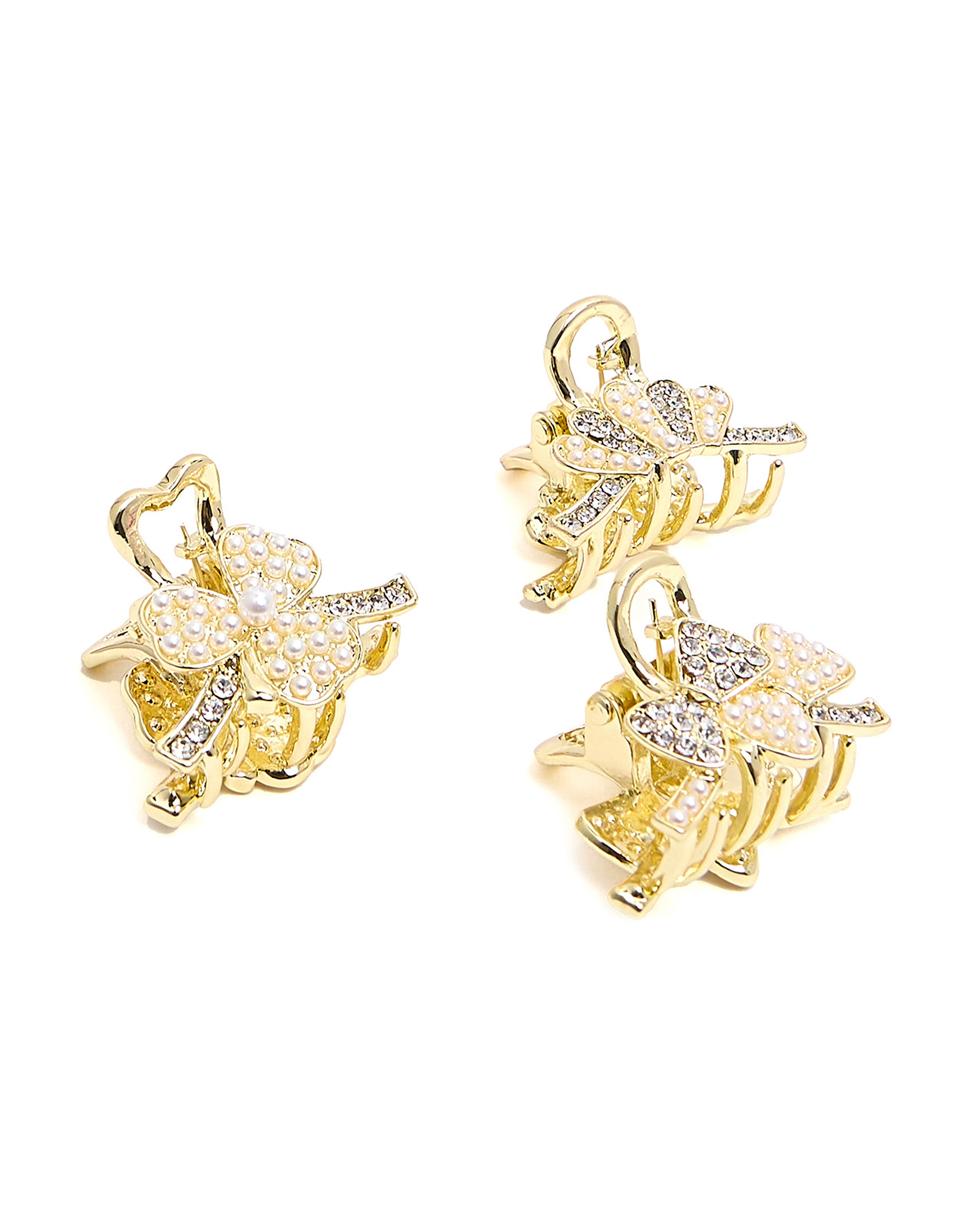 Pack of 3 Embellished Claw Clips