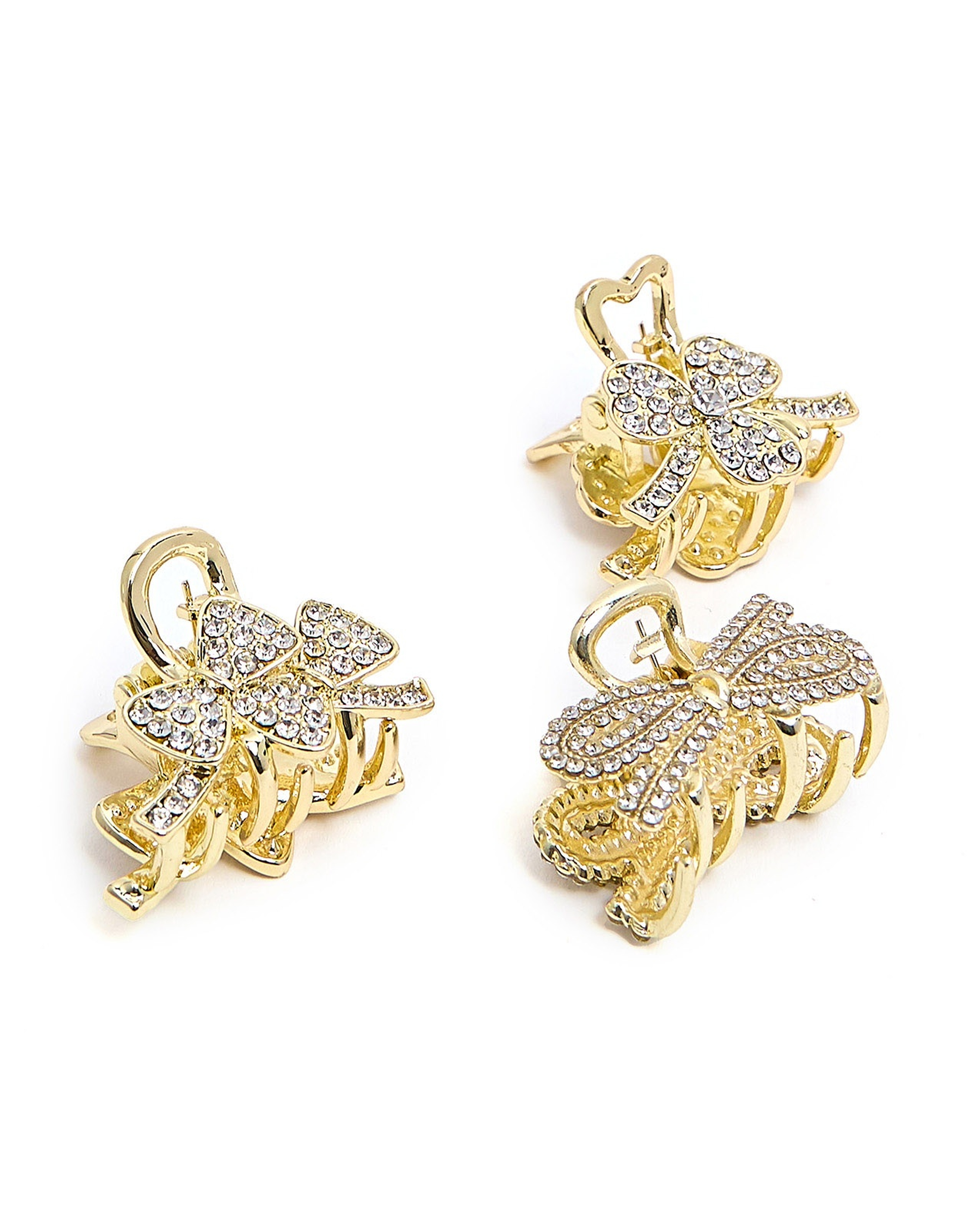 Pack of 3 Embellished Claw Clips